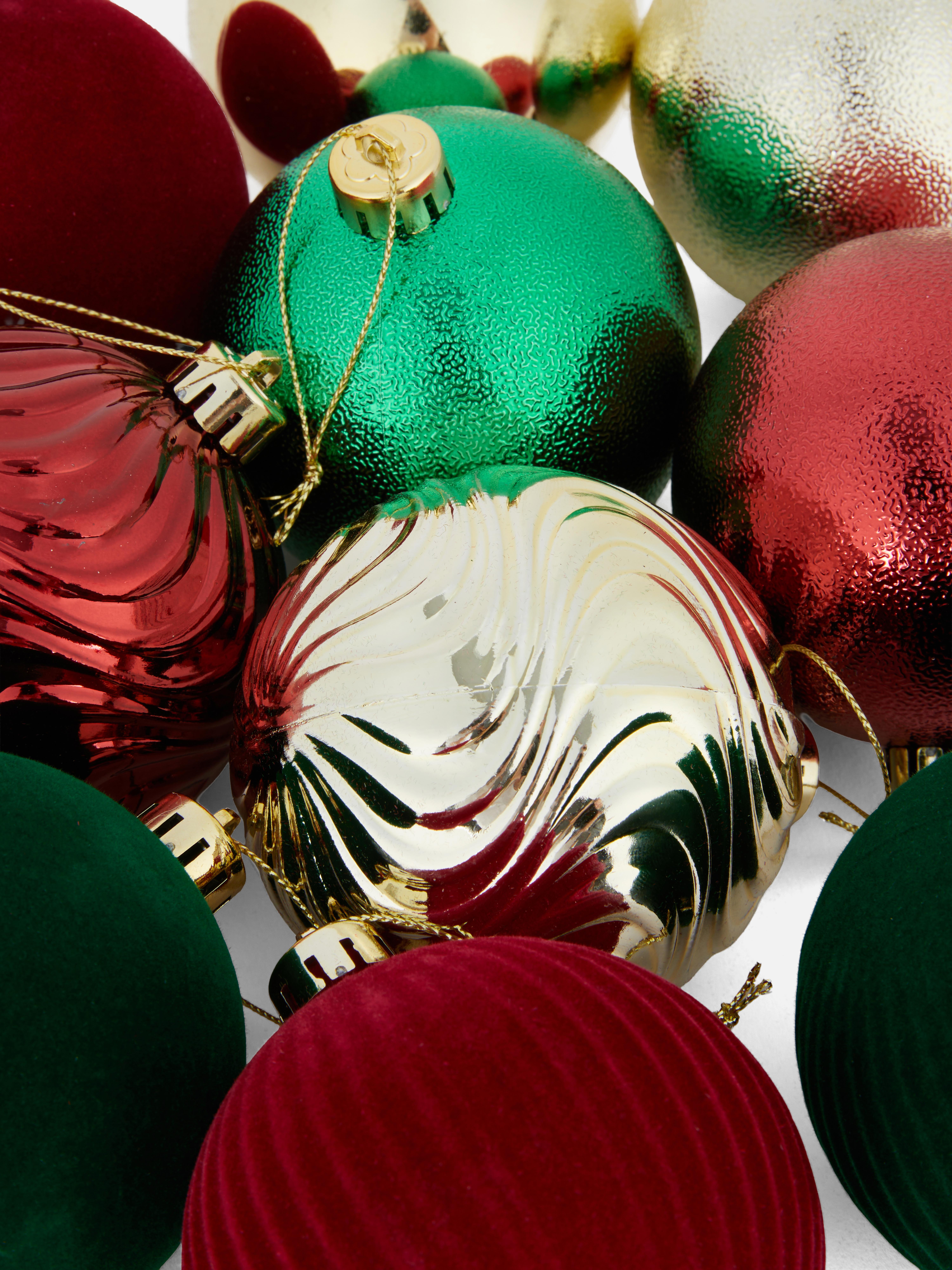 20pk Christmas Baubles