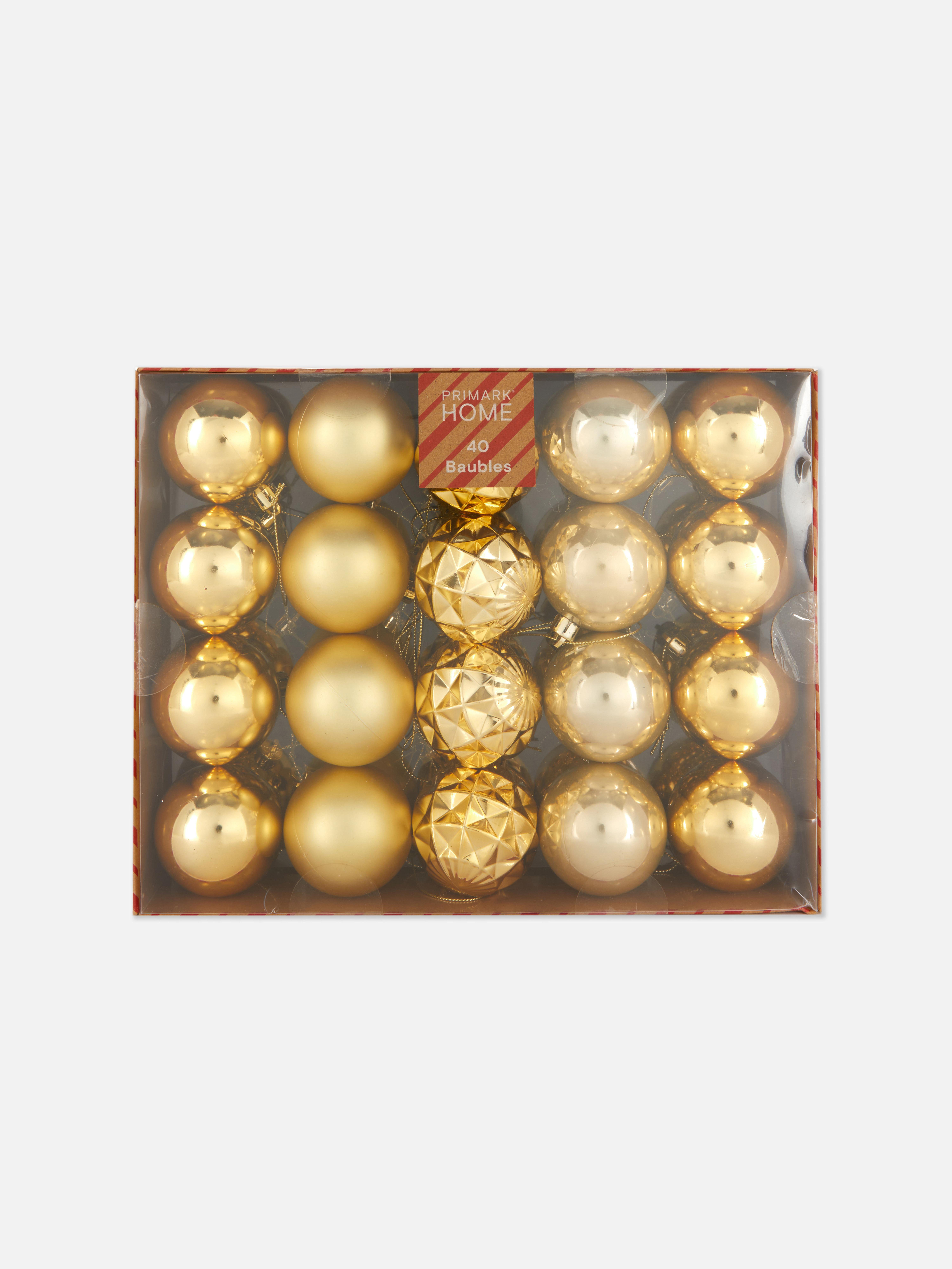 40pk Bauble Set