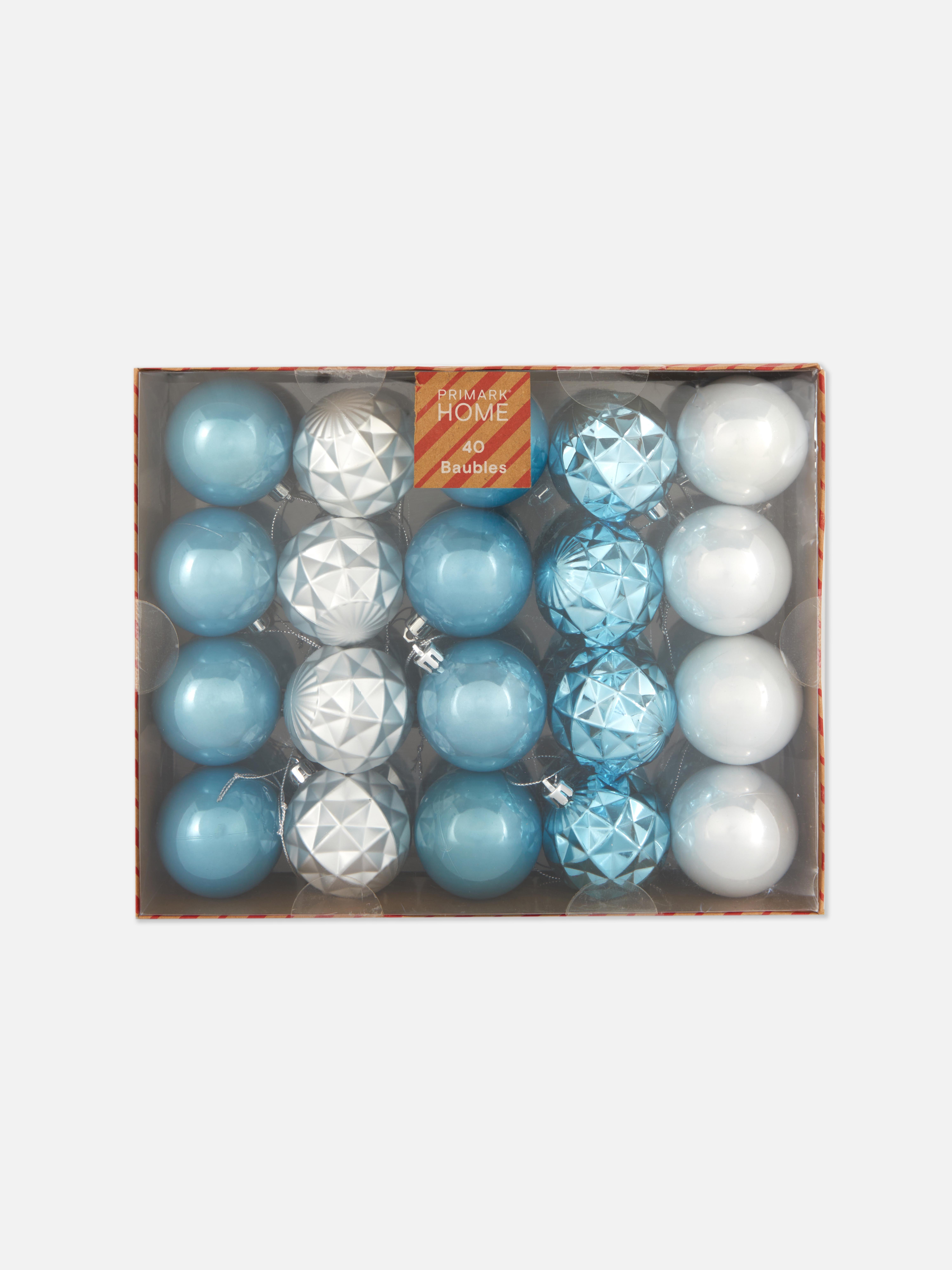 Kerstballen, set van 40