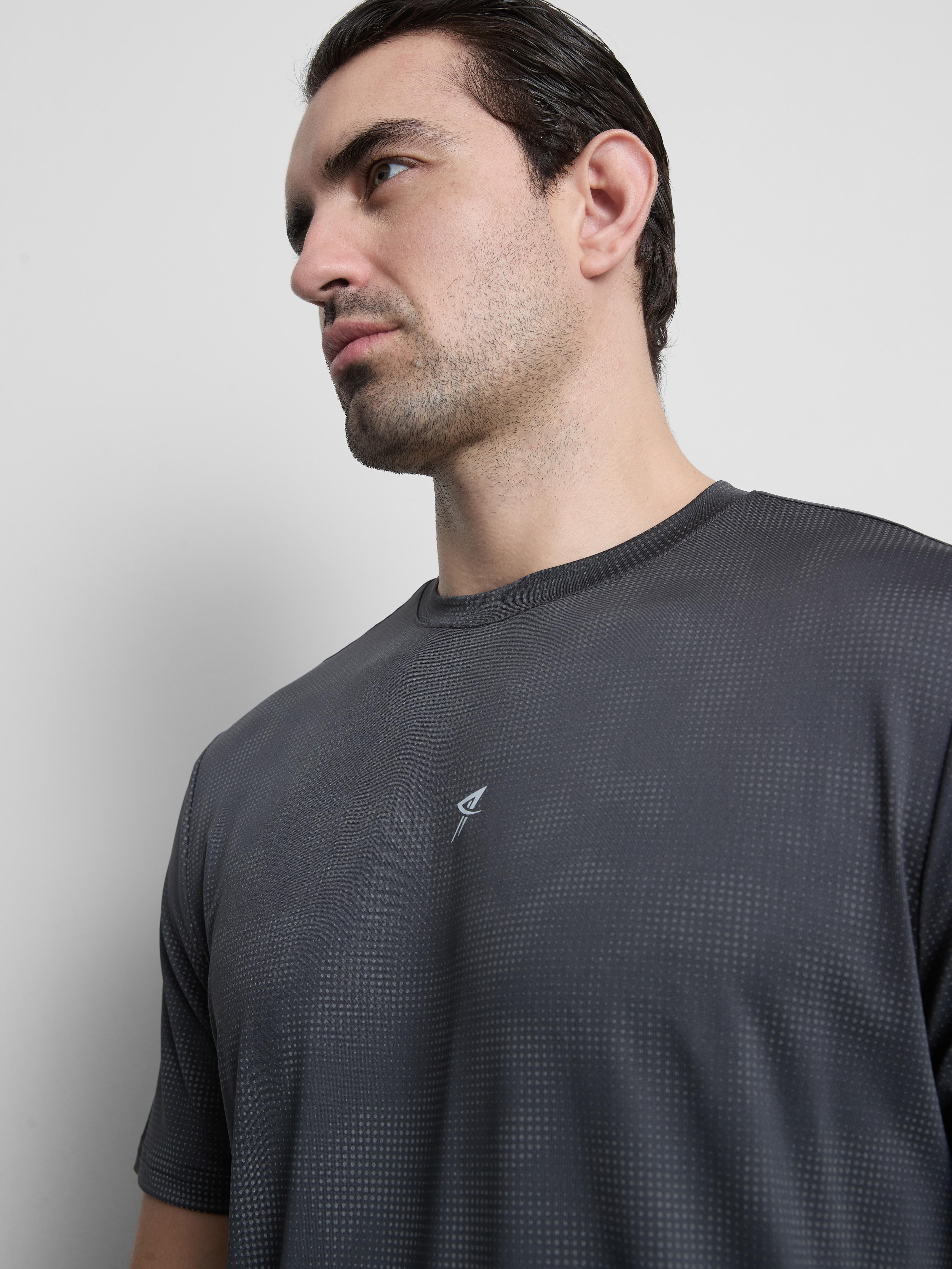 Men's Charcoal Performance Short Sleeve T-Shirt