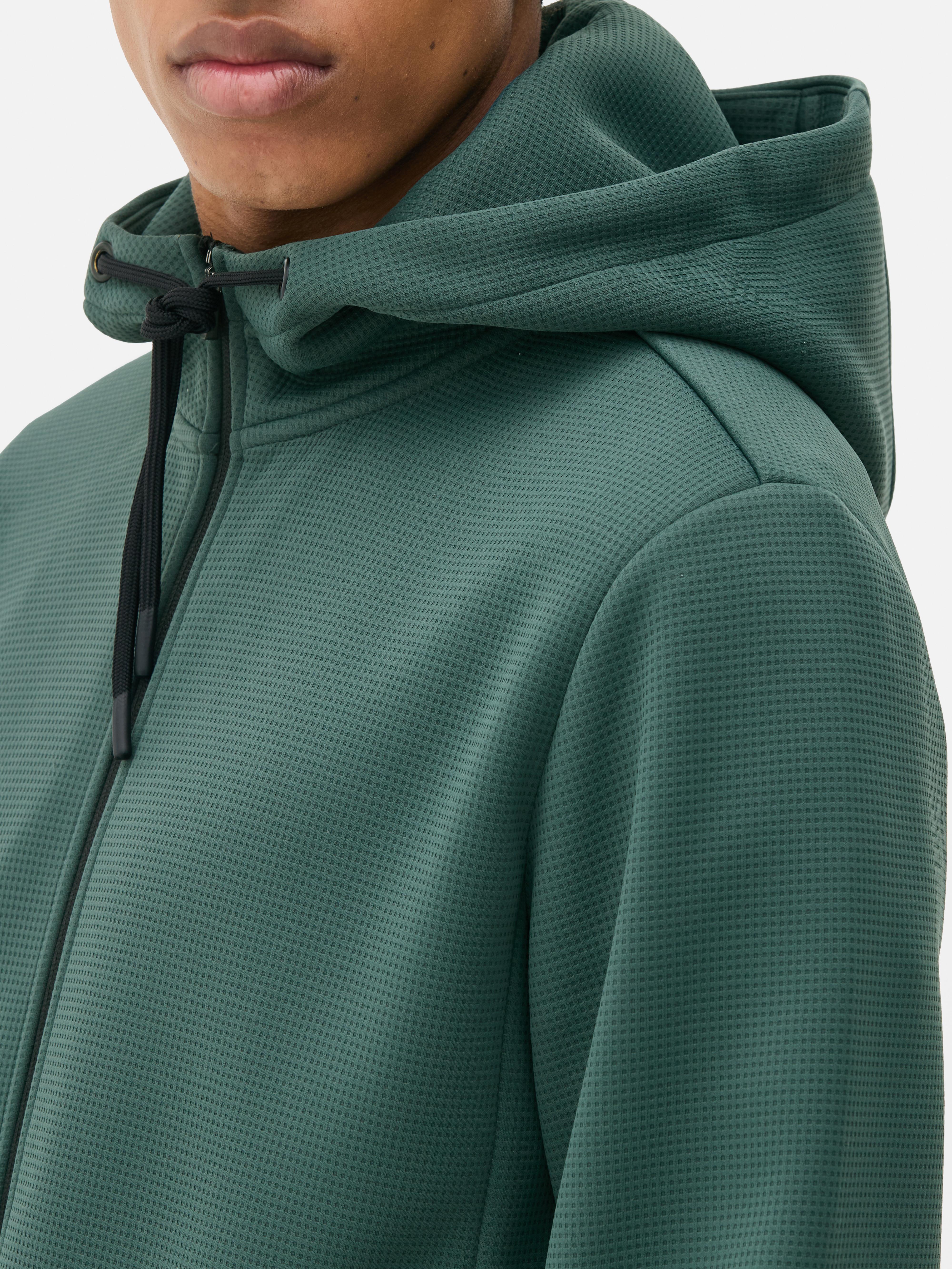Zip-Up Performance Hooded Sweatshirt