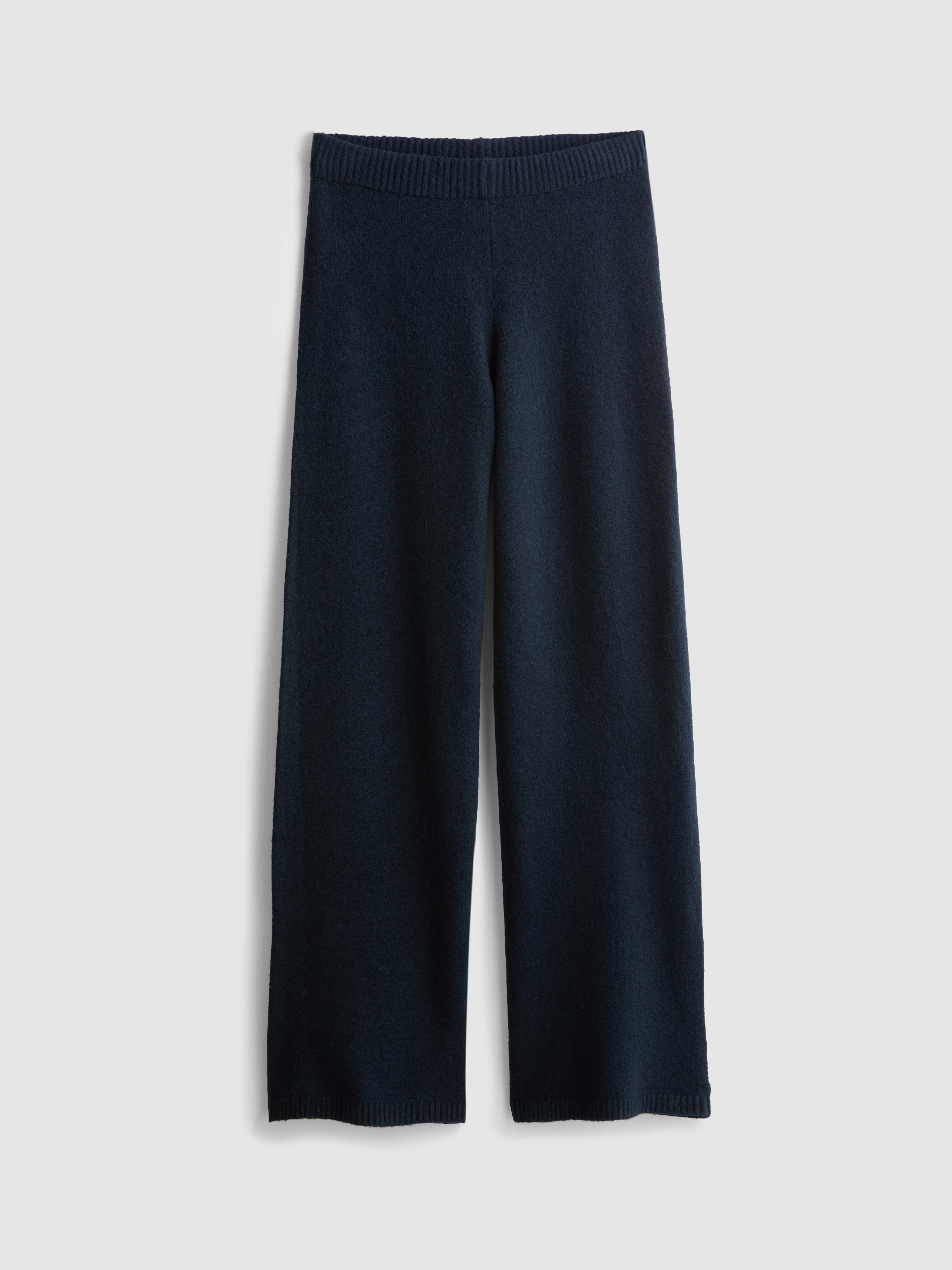 Knitted Wide Leg Trousers