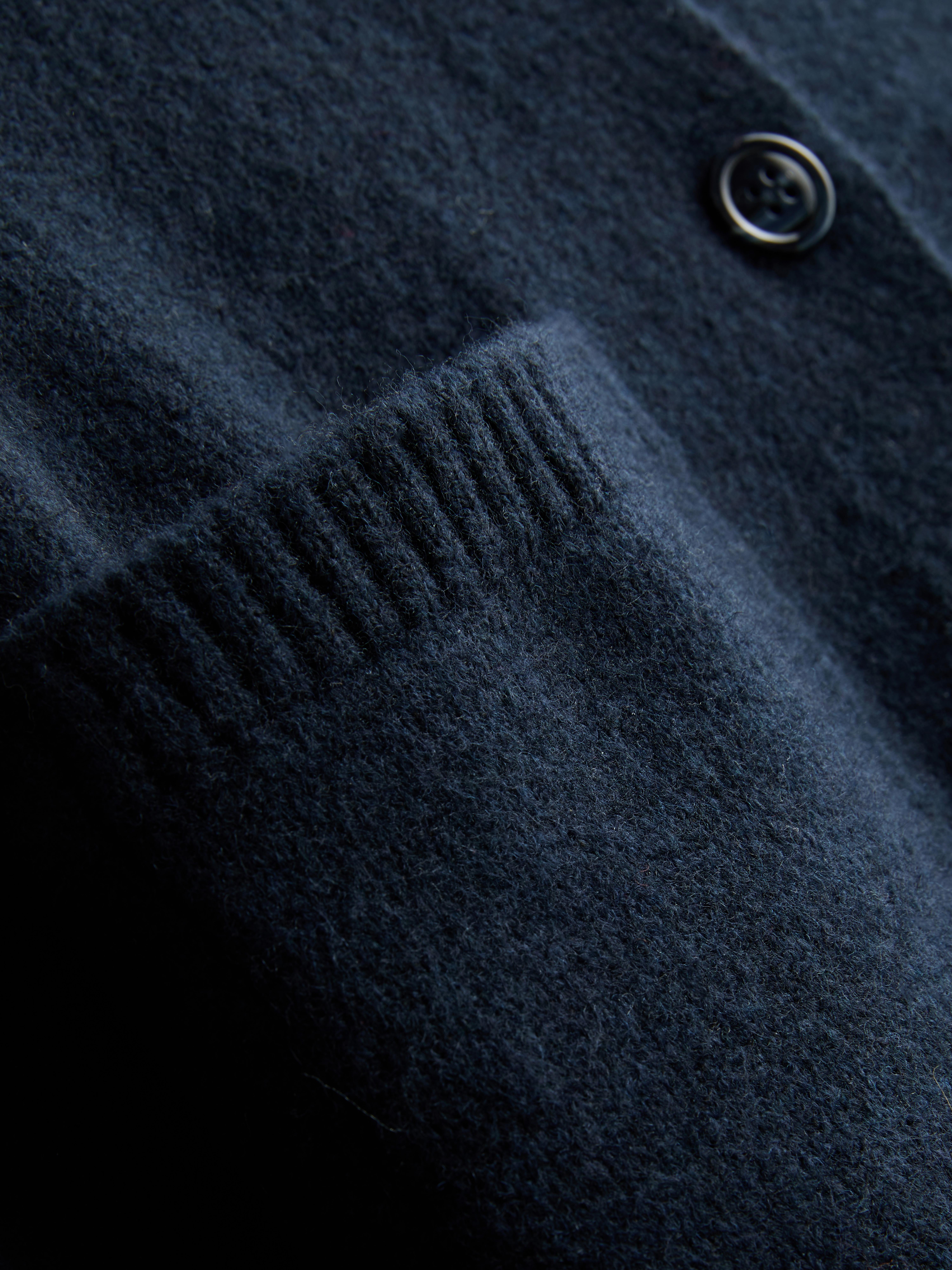 Knitted Patch Pocket Jacket
