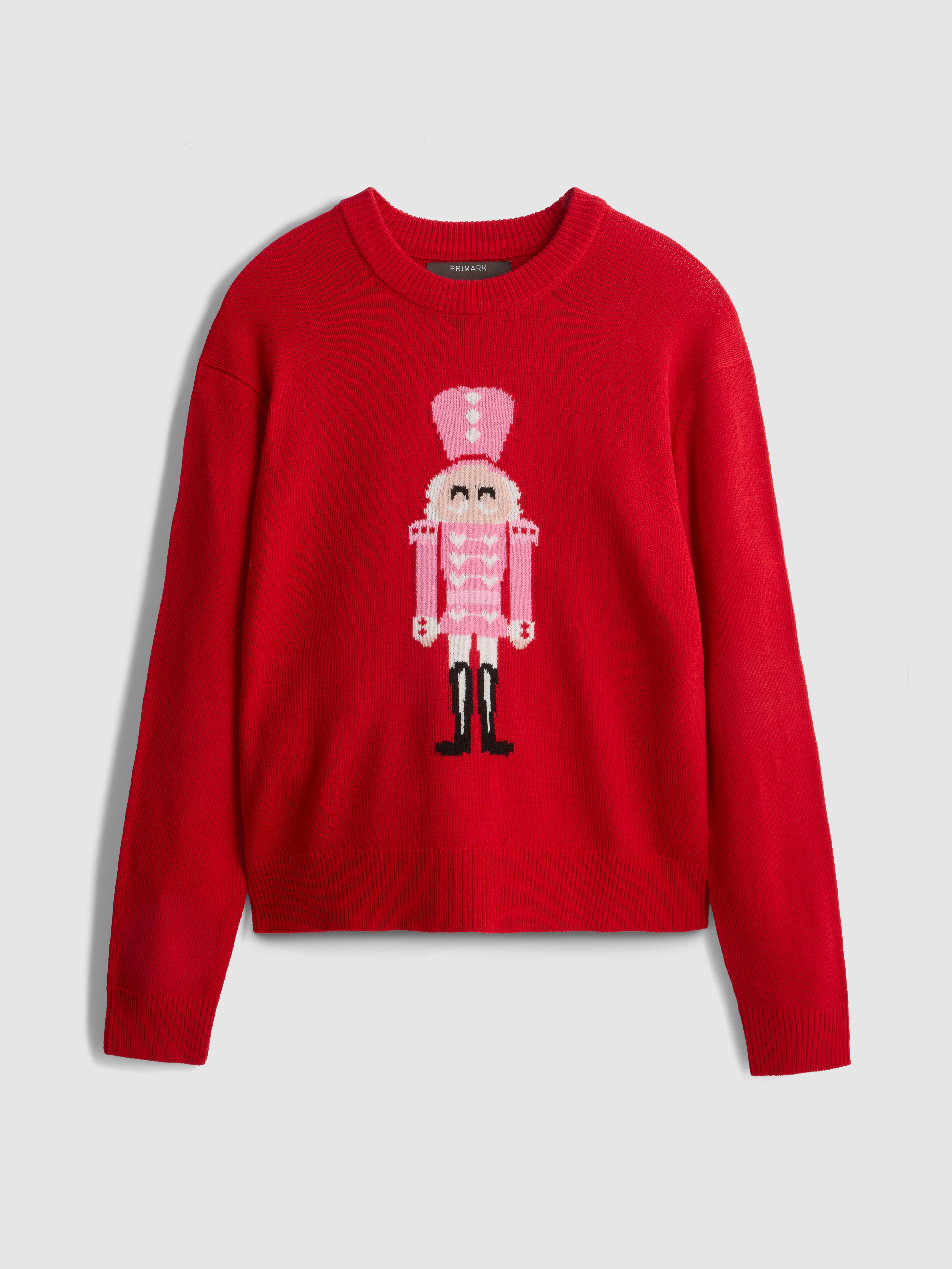 Weihnachtspullover aus weichem Strick