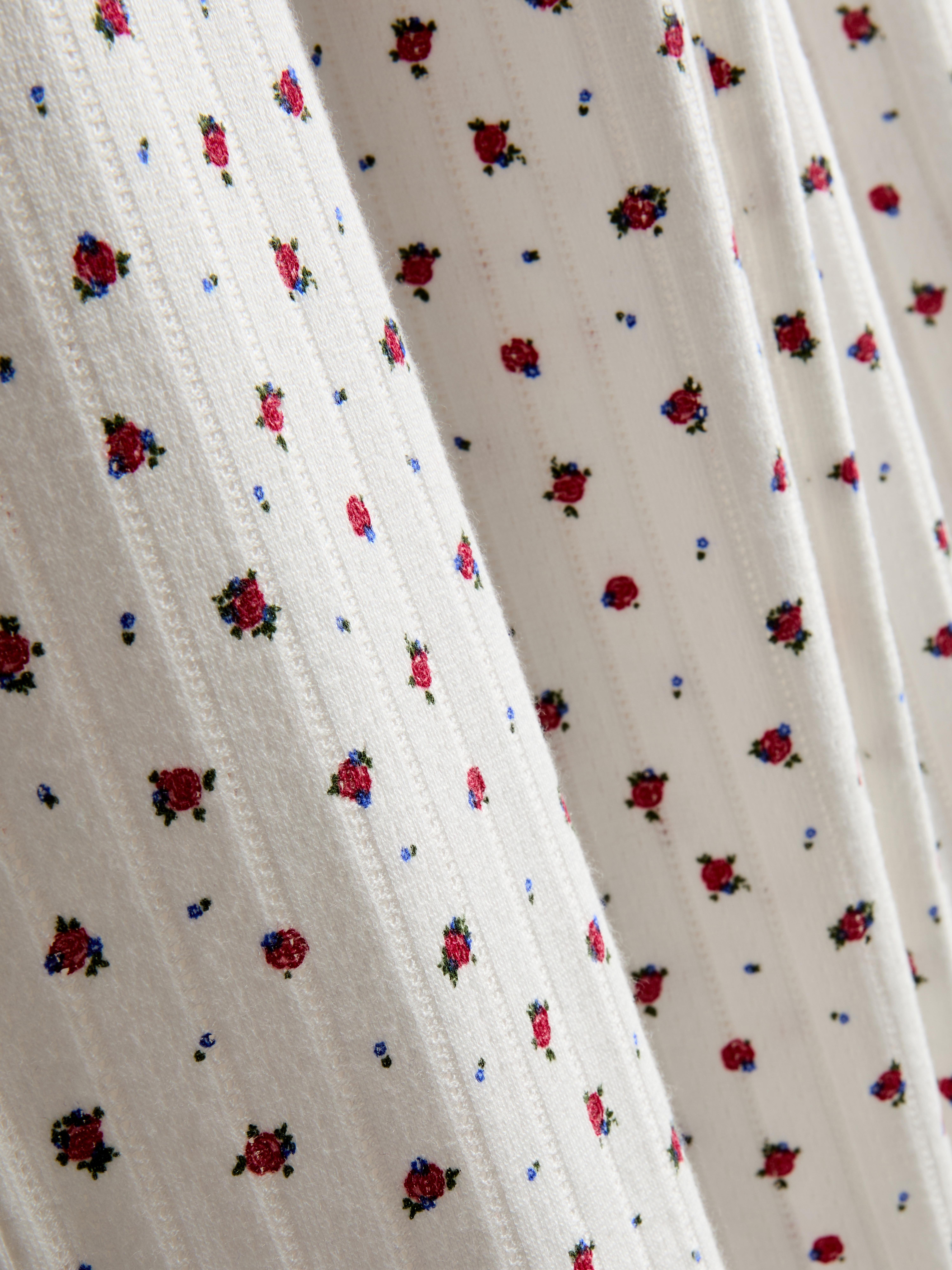 Women's Multi Printed Pointelle Pajama Bottoms