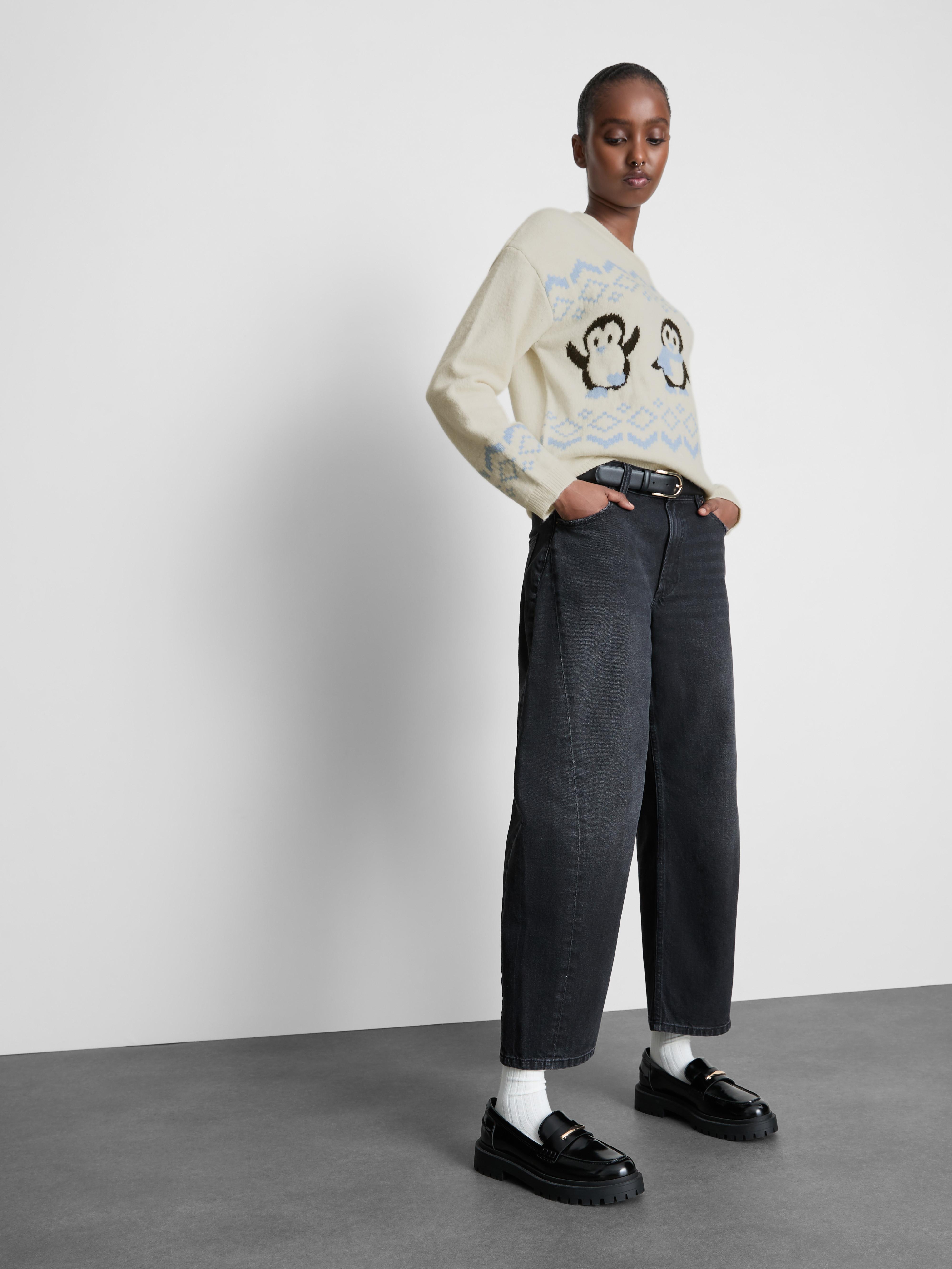 Christmas Knitted Graphic Jumper