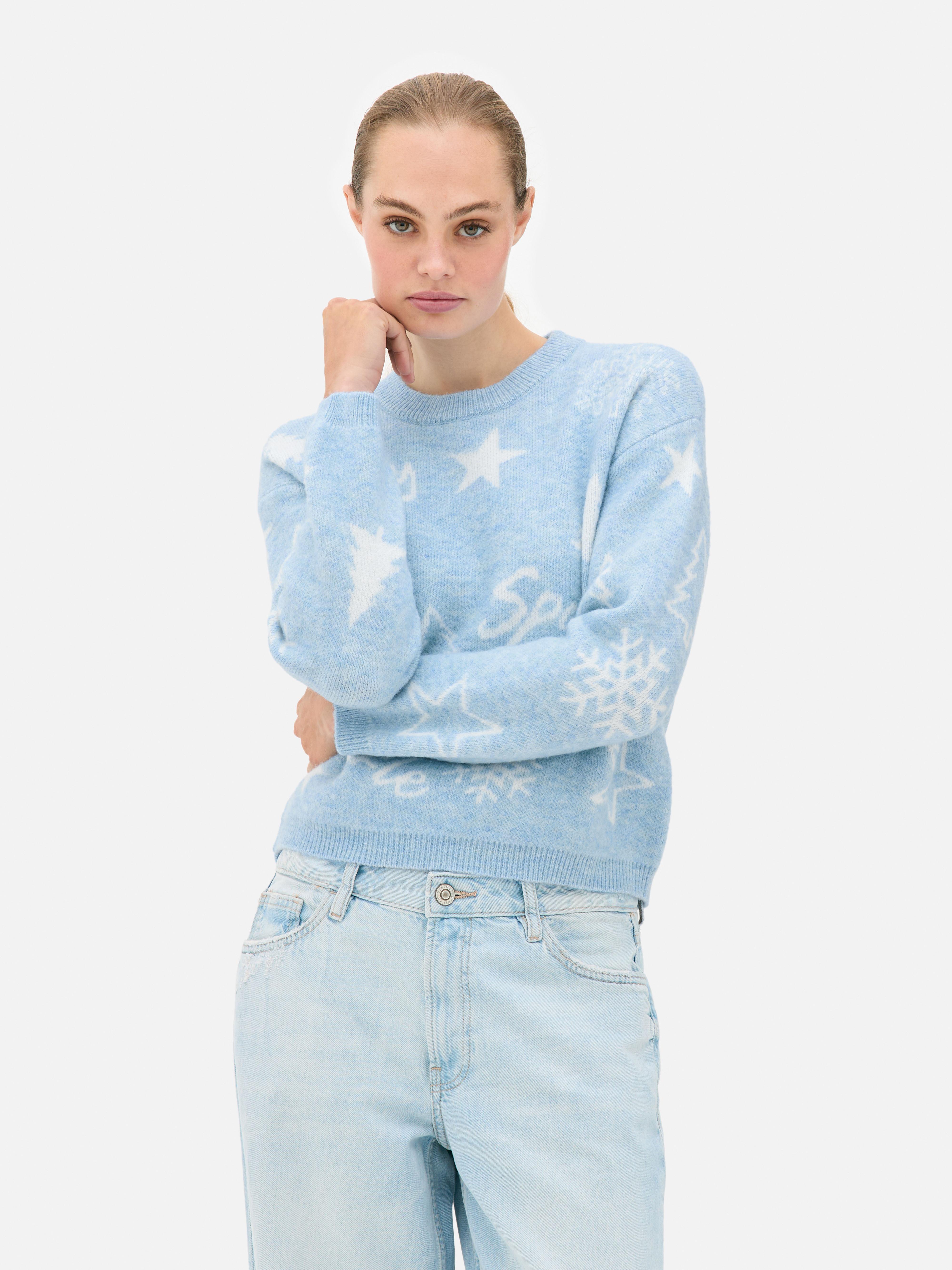 Christmas Knitted Graphic Jumper