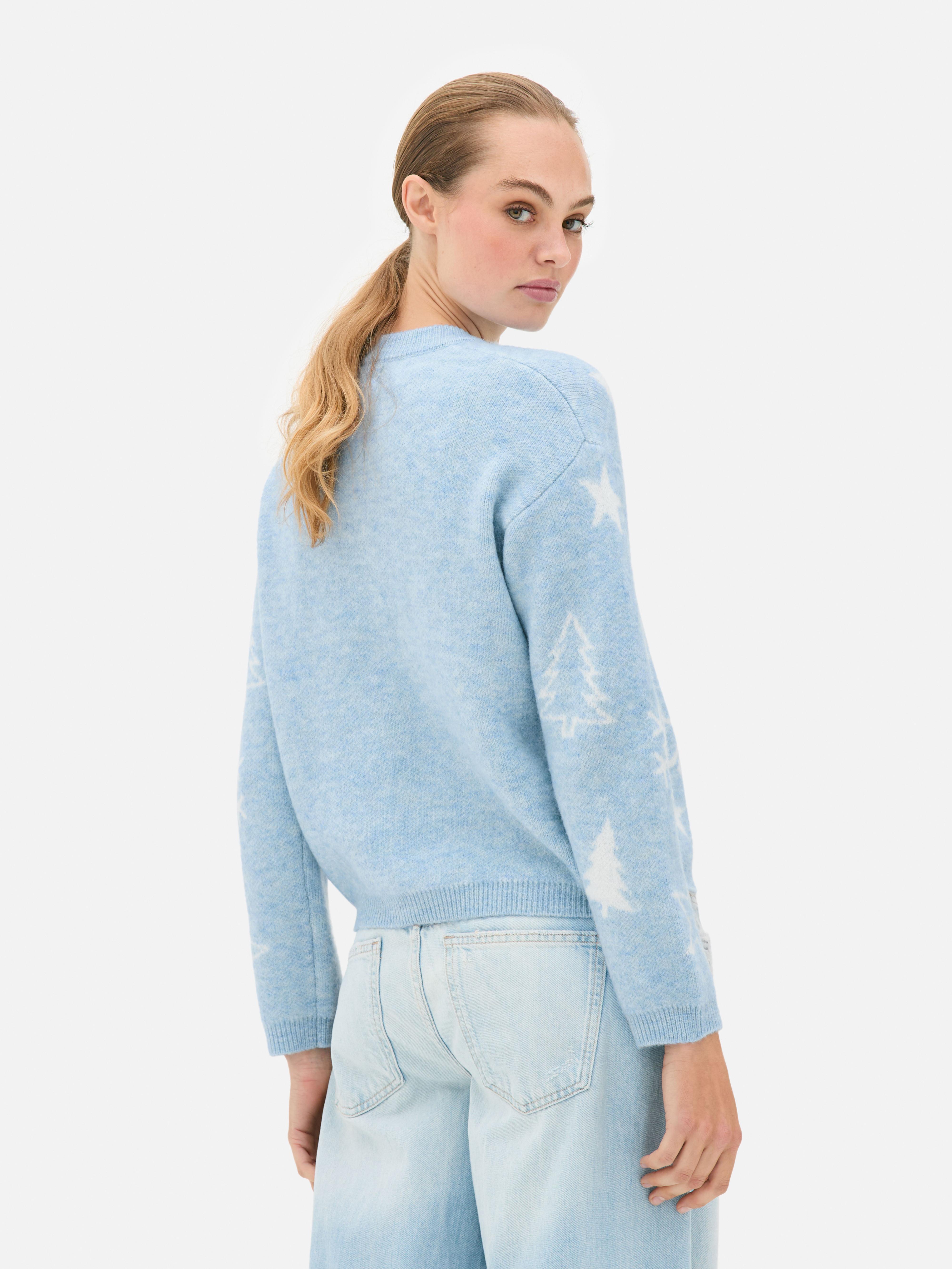 Christmas Knitted Graphic Jumper