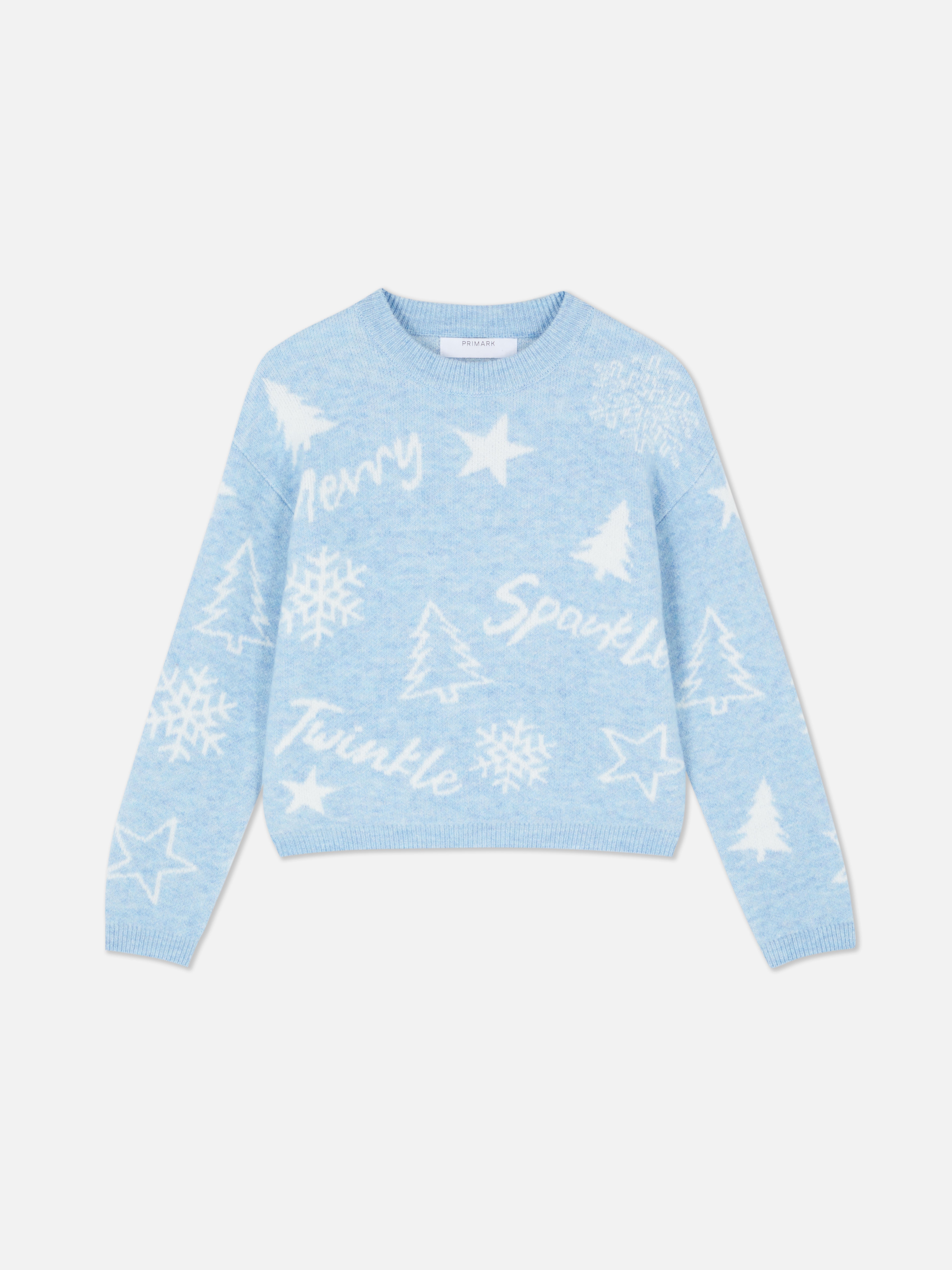 Christmas Knitted Graphic Jumper