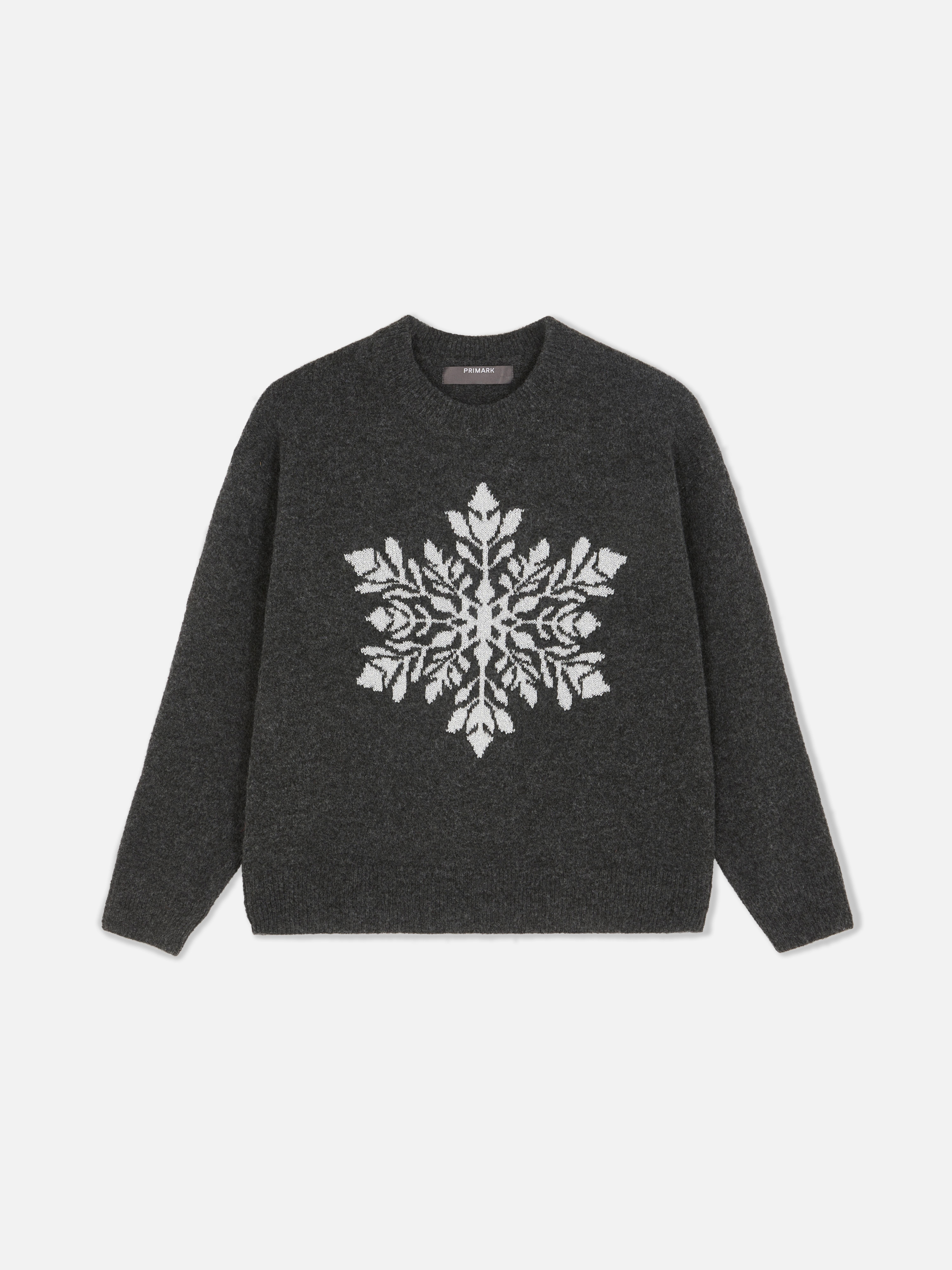 Pull de Noël en maille à motif flocon de neige