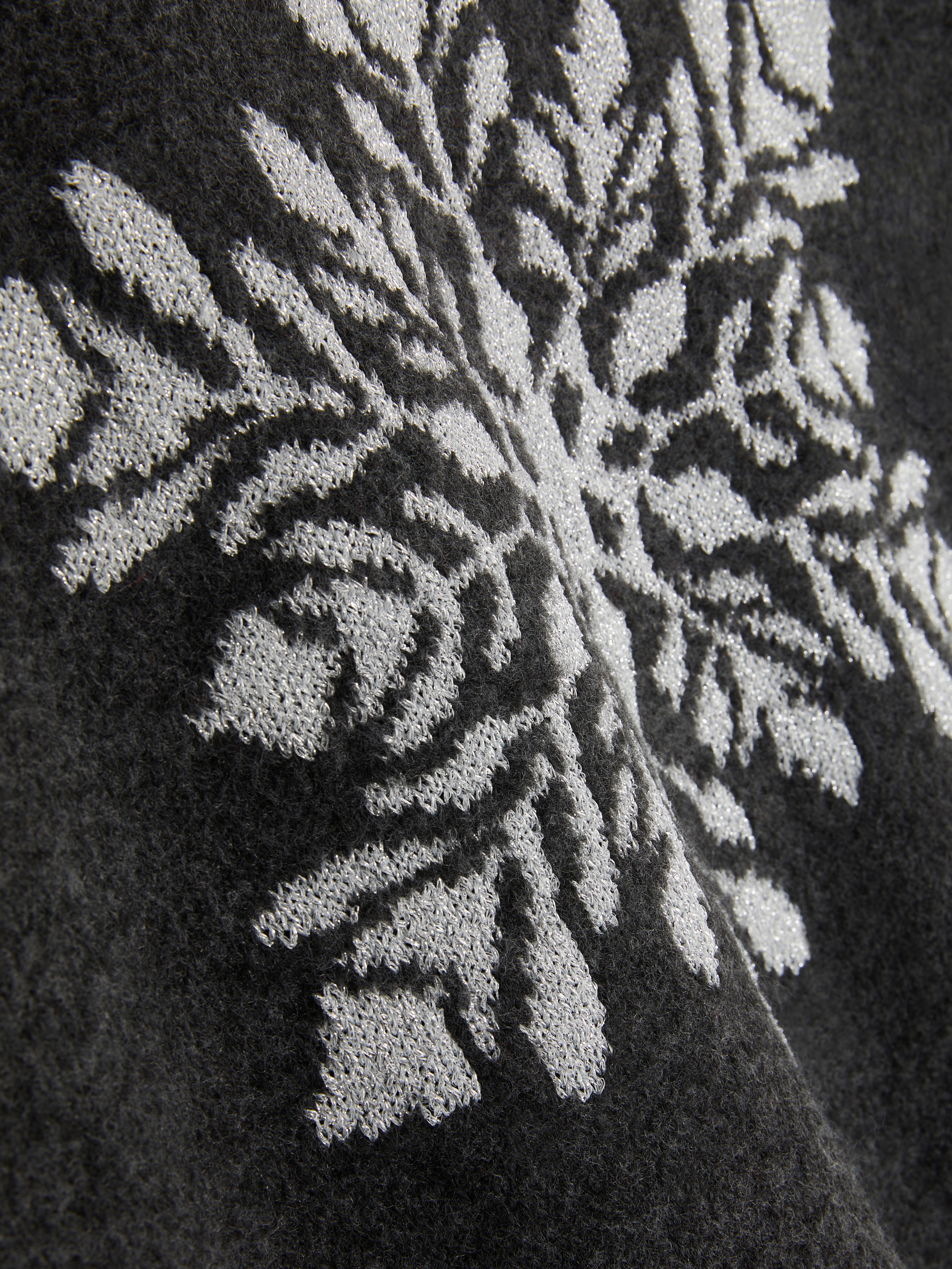 Pull de Noël en maille à motif flocon de neige