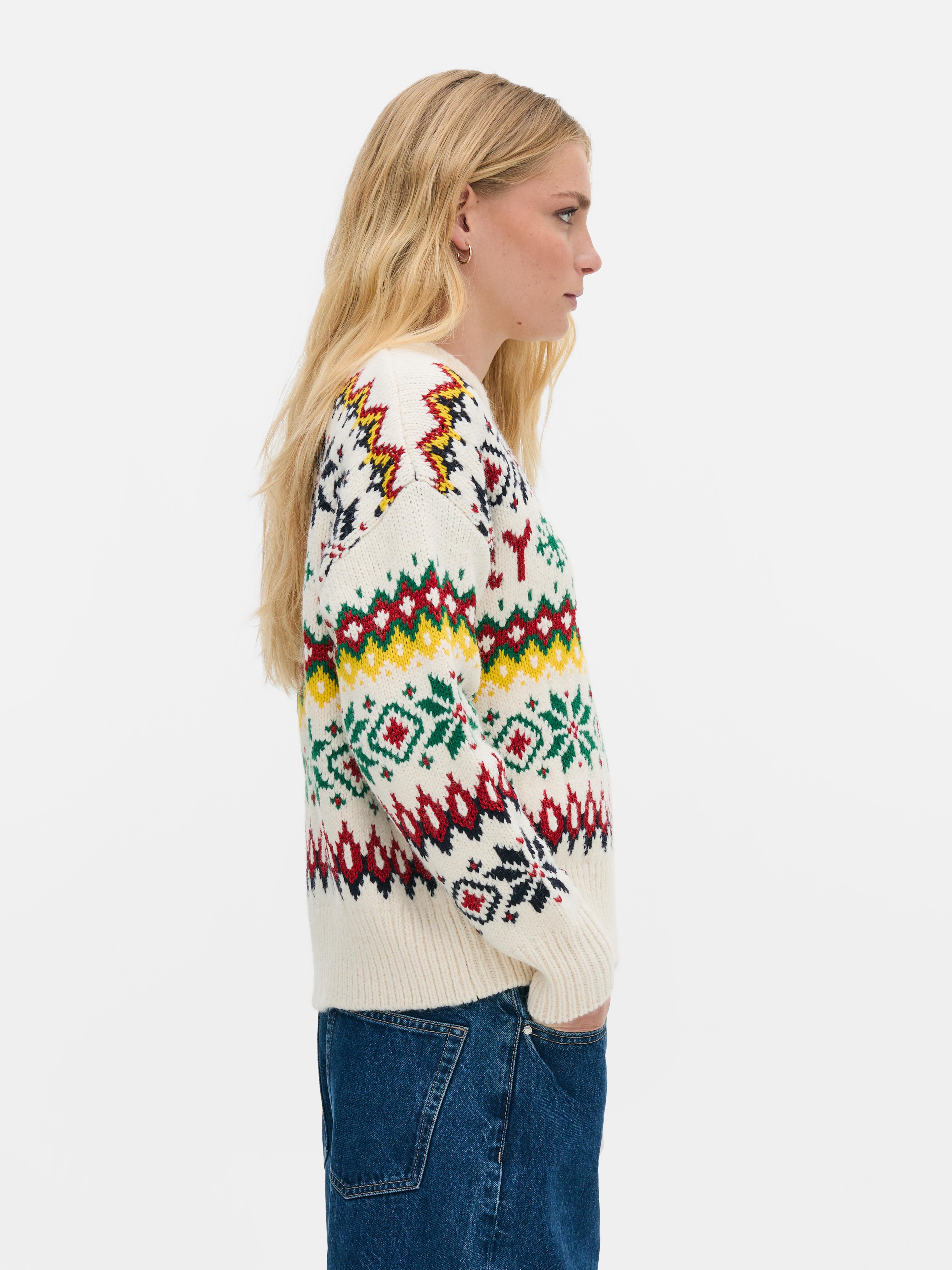 Jersey navideño retro «Merry»
