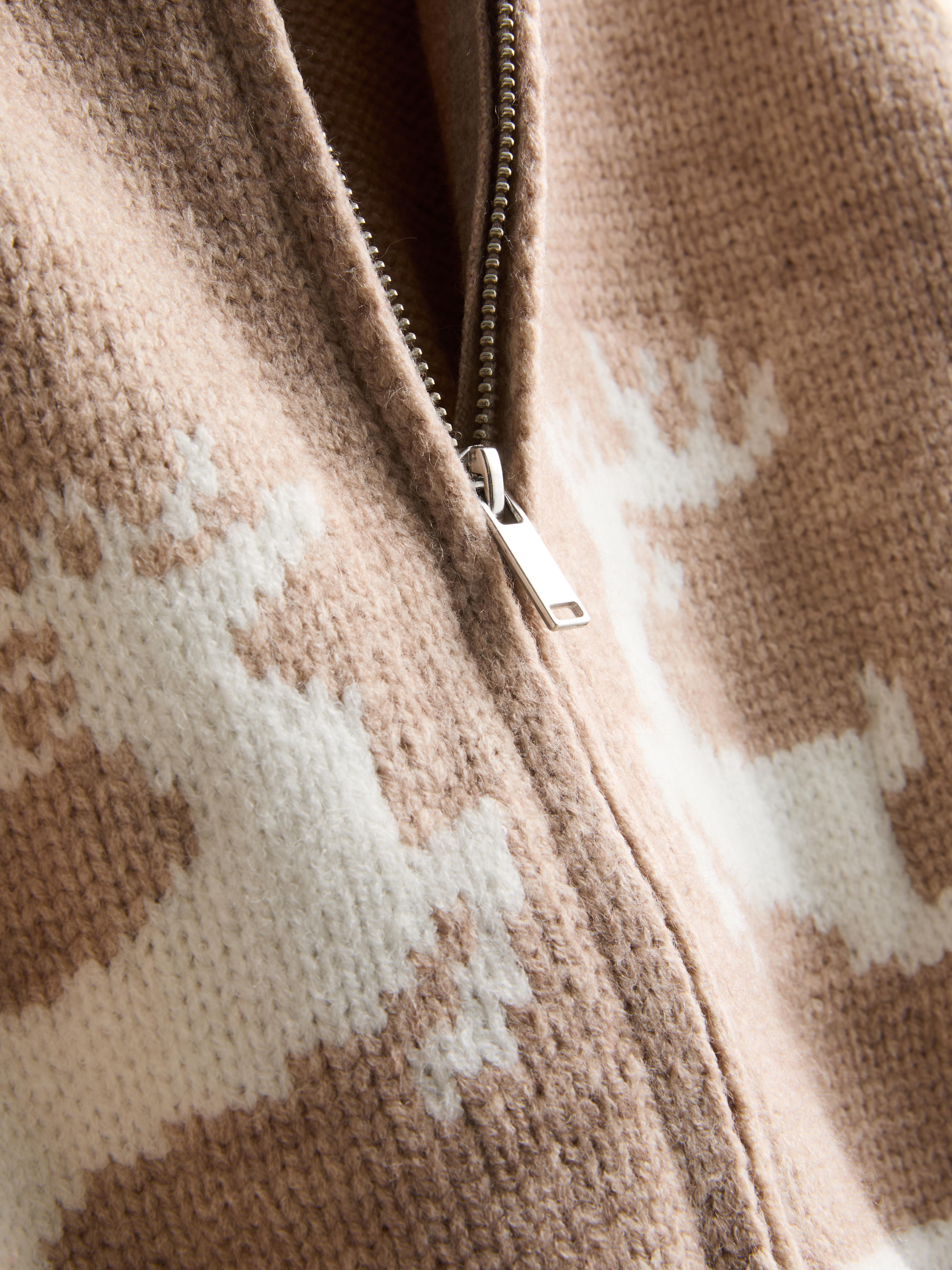 Christmas Zip Through Cardigan