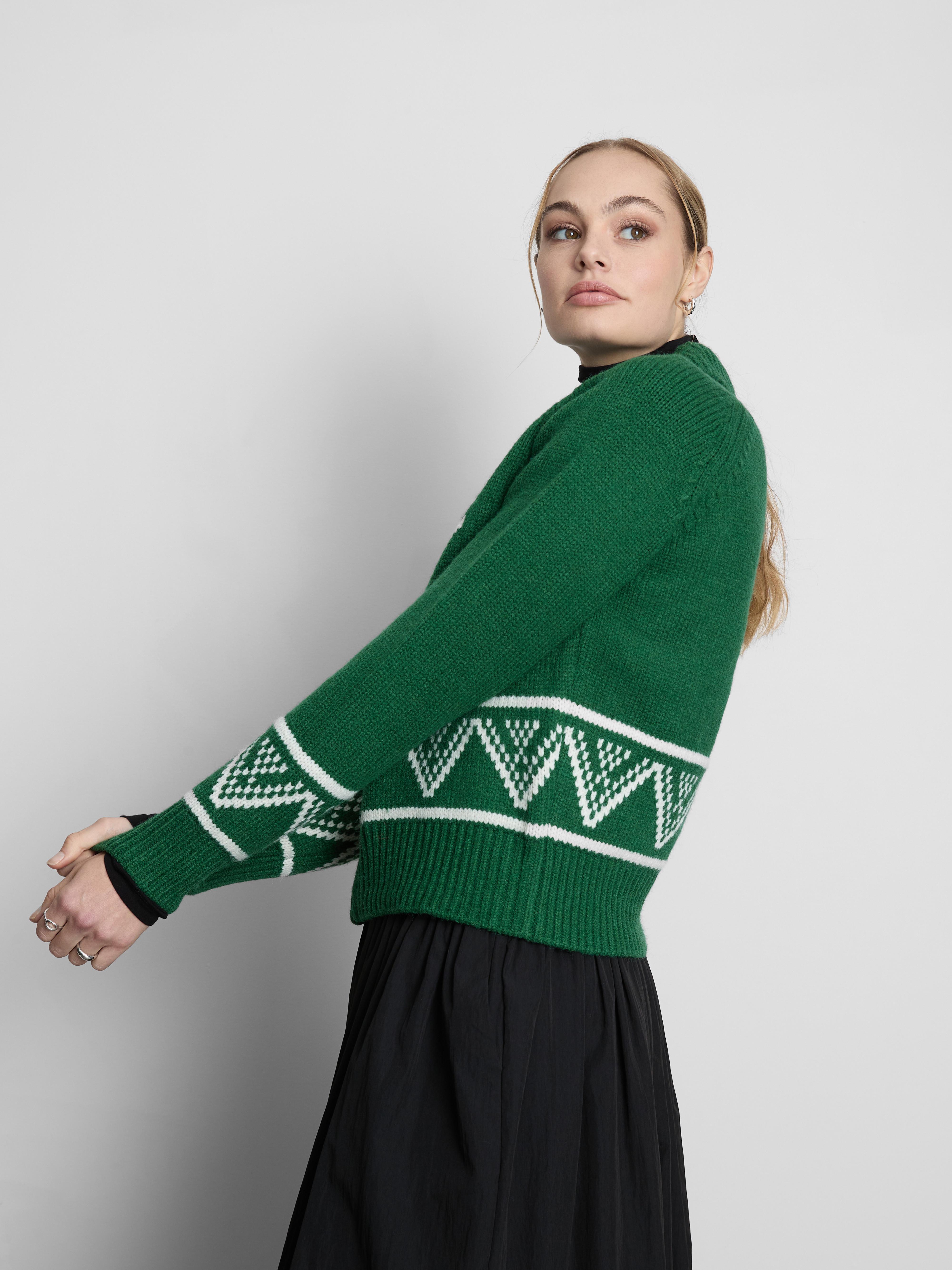 Christmas Zip Through Cardigan