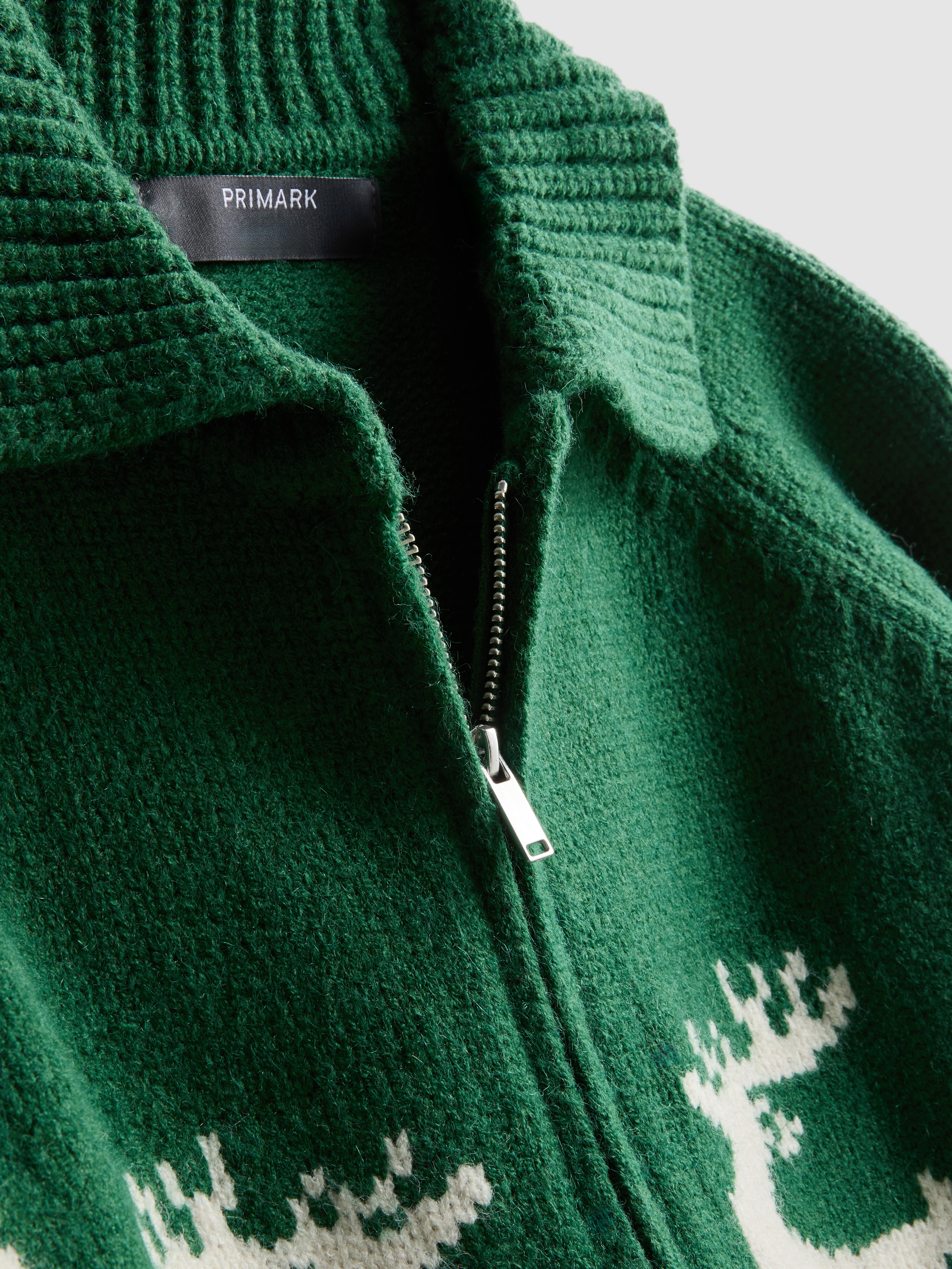 Christmas Zip Through Cardigan