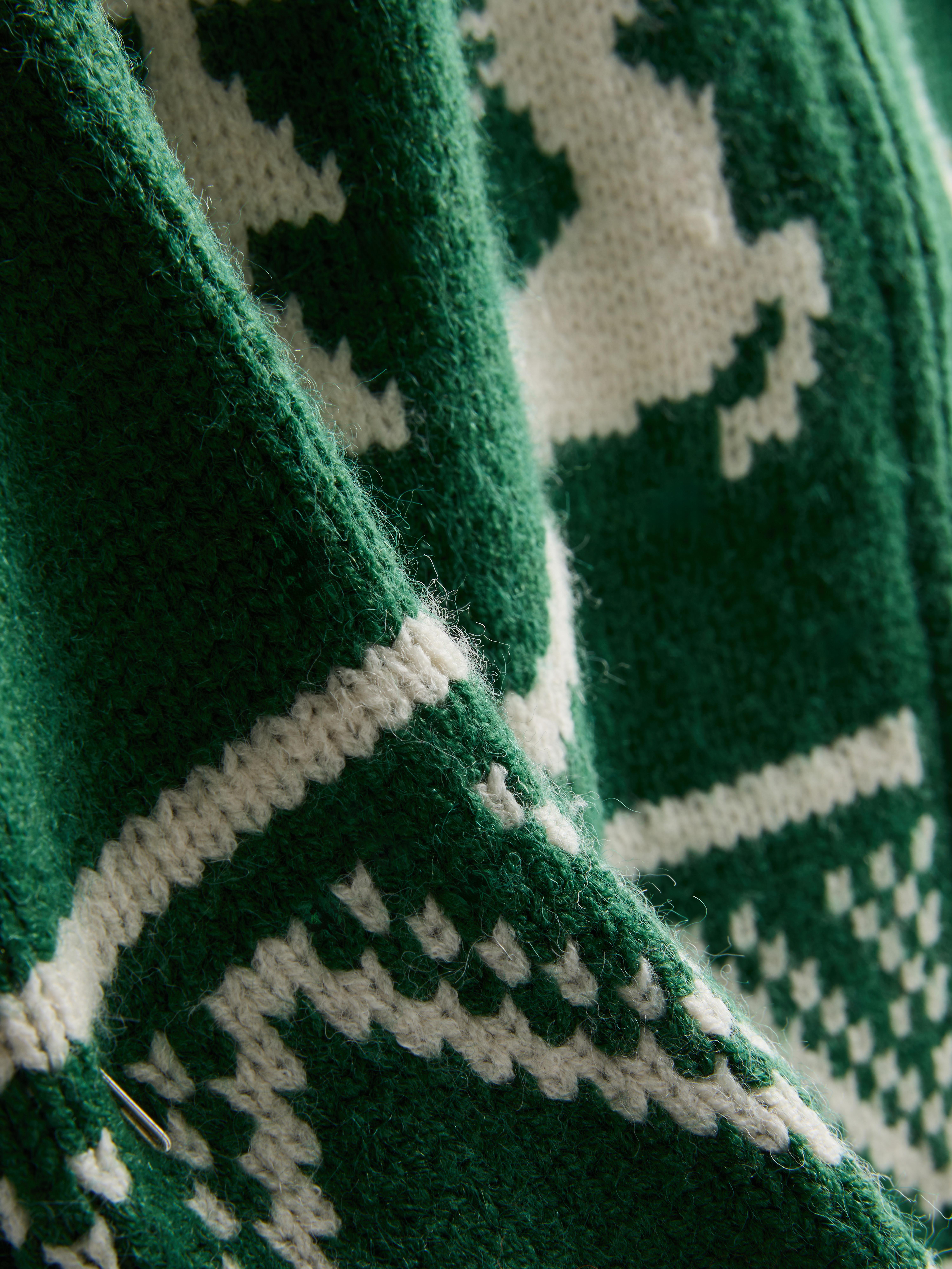 Christmas Zip Through Cardigan