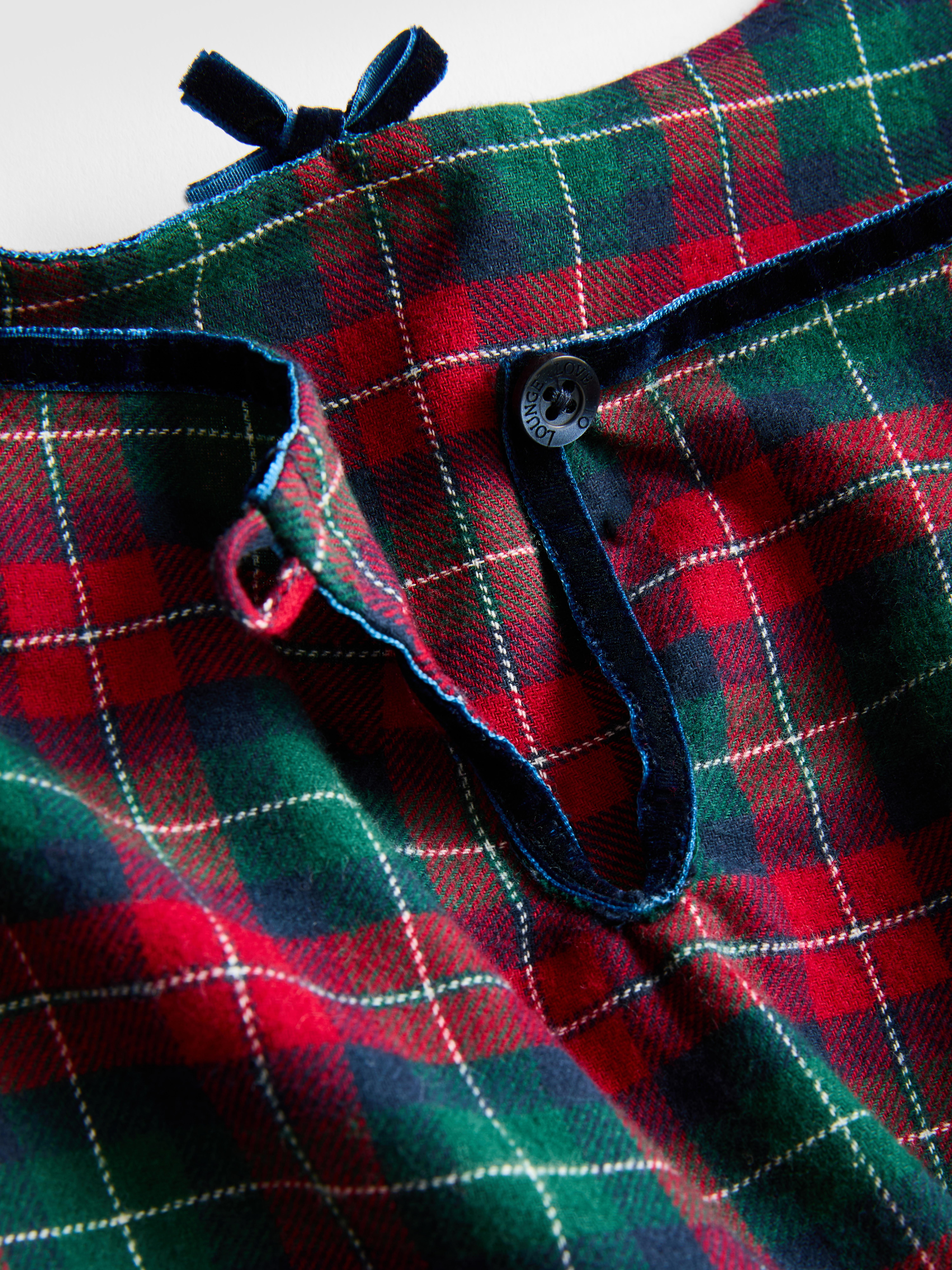 Flannel Bow Cami Pyjama Top