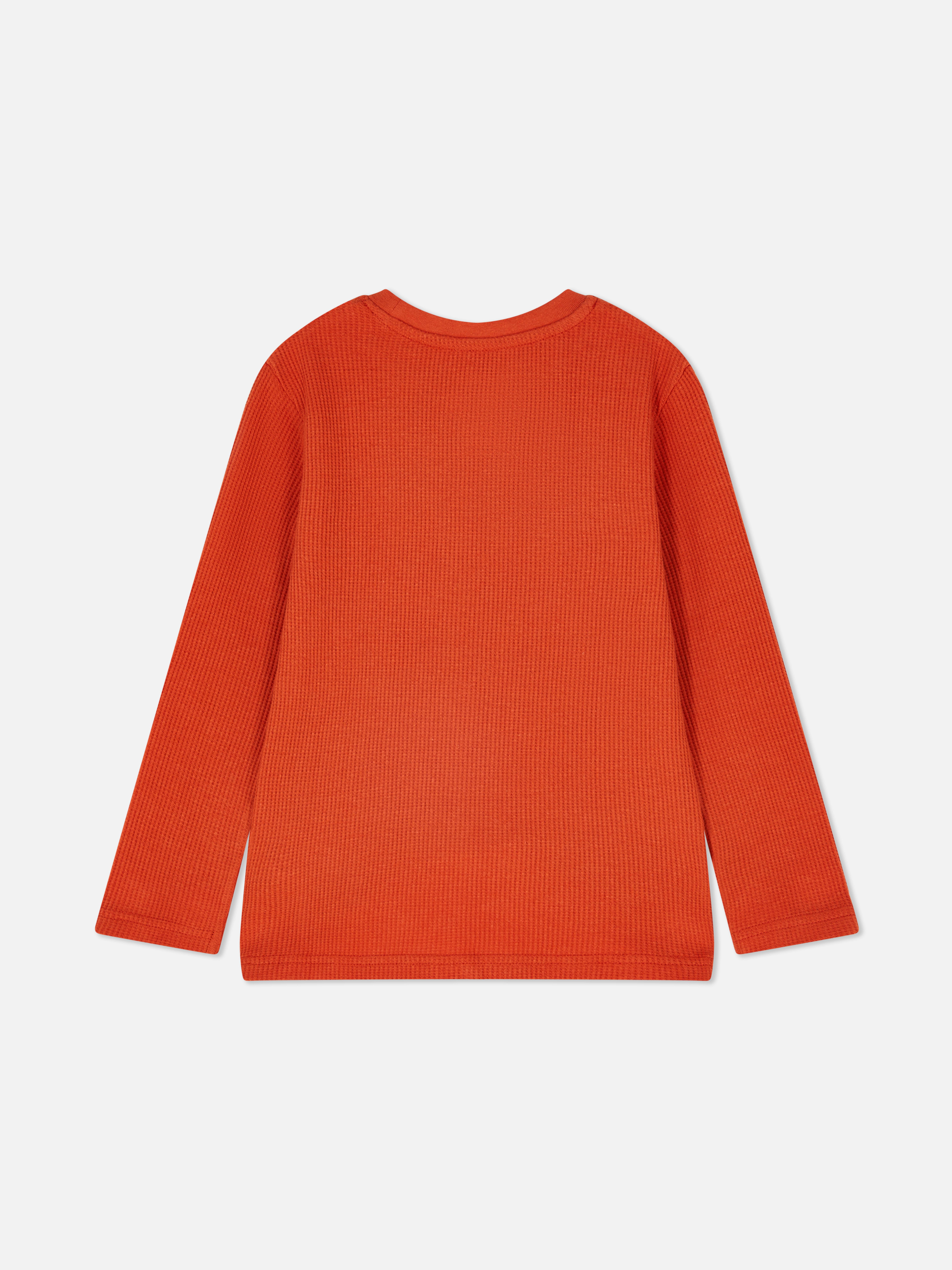 1.5-8yrs | Waffle Textured Long Sleeve T-Shirt