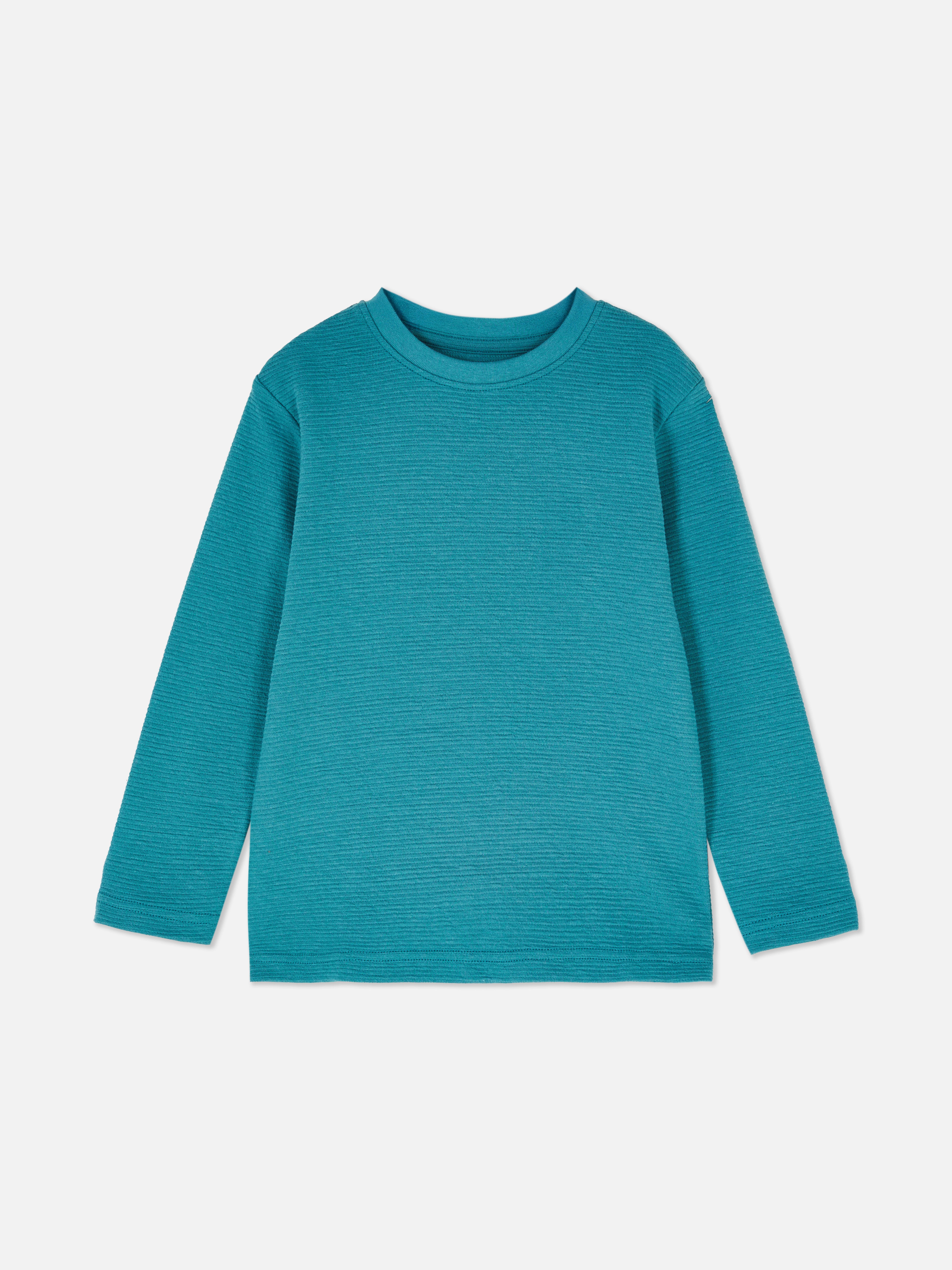 1.5-8yrs | Ottoman Textured Long Sleeve T-Shirt