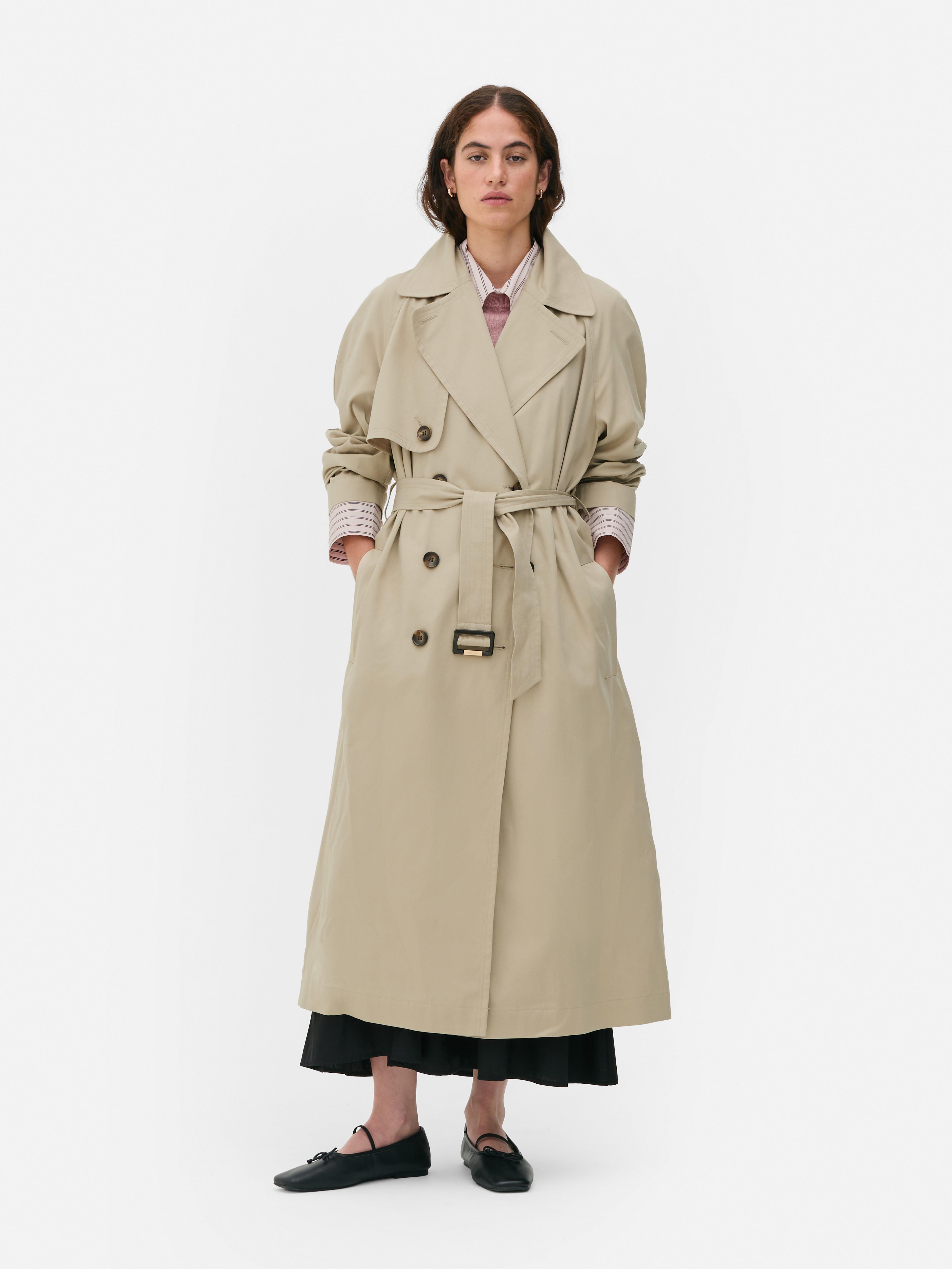 Trenchcoat met riem The Edit