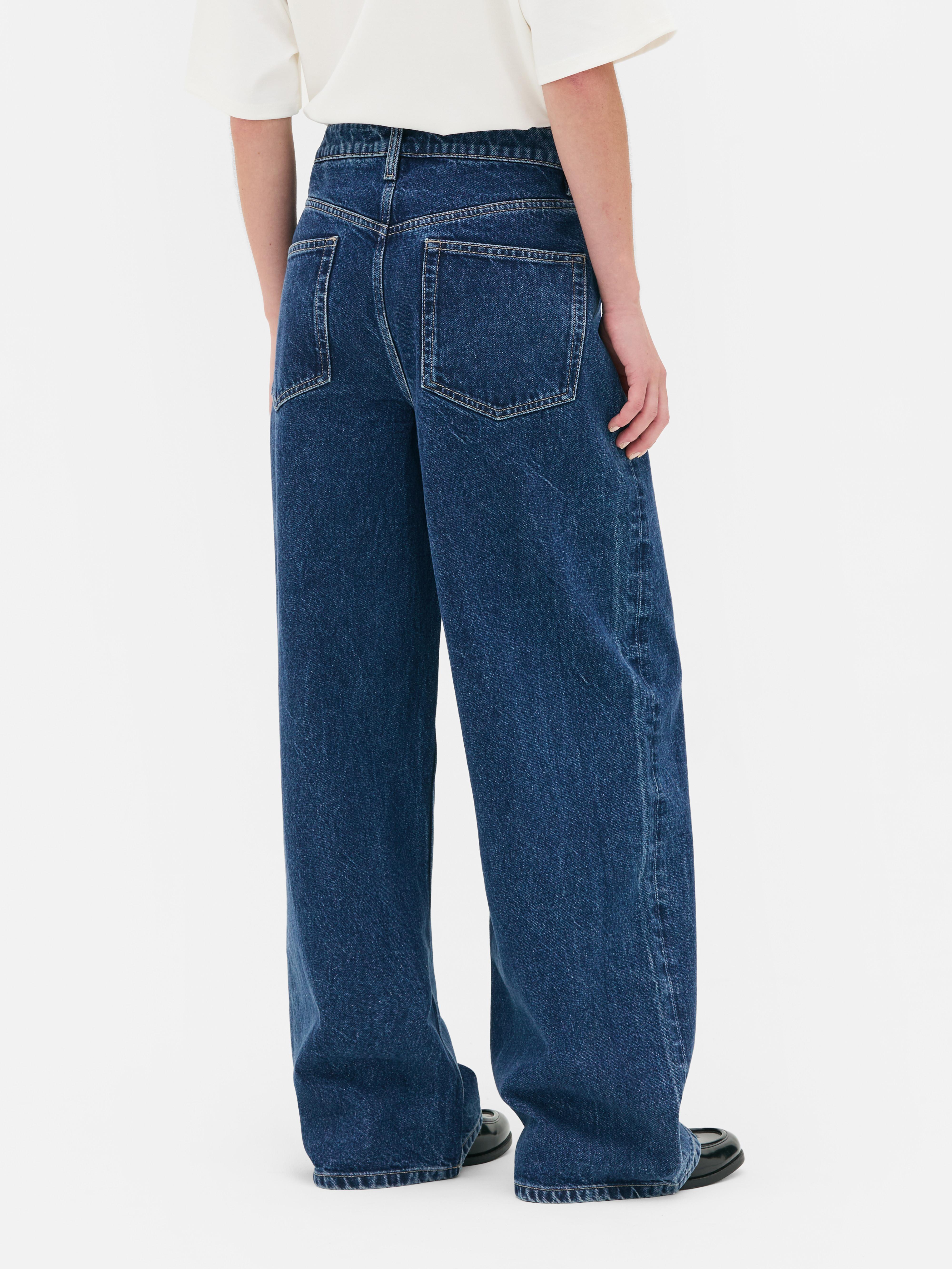 Jean large taille haute The Edit