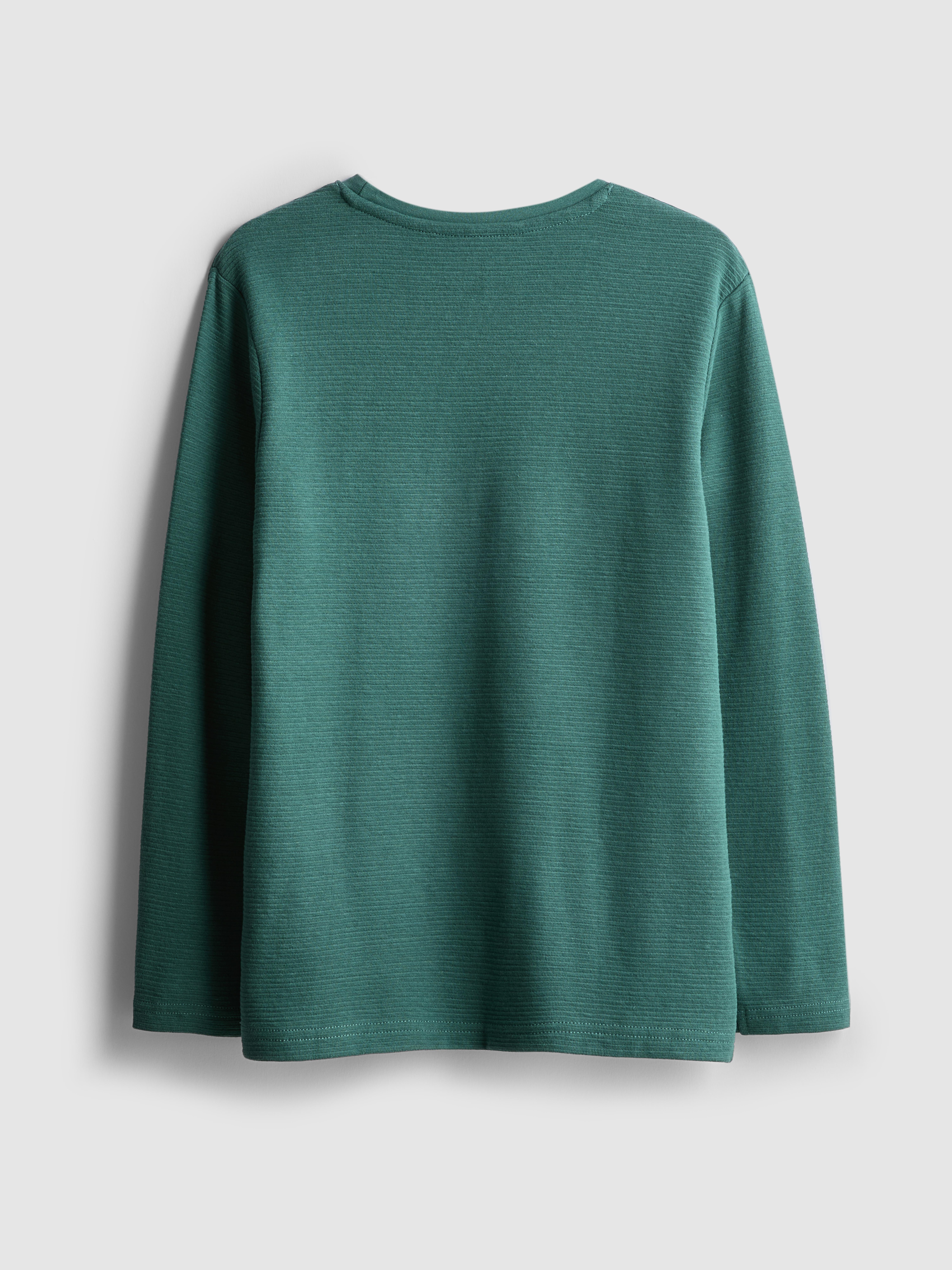 7-15yrs | Ottoman Textured Long Sleeve T-Shirt