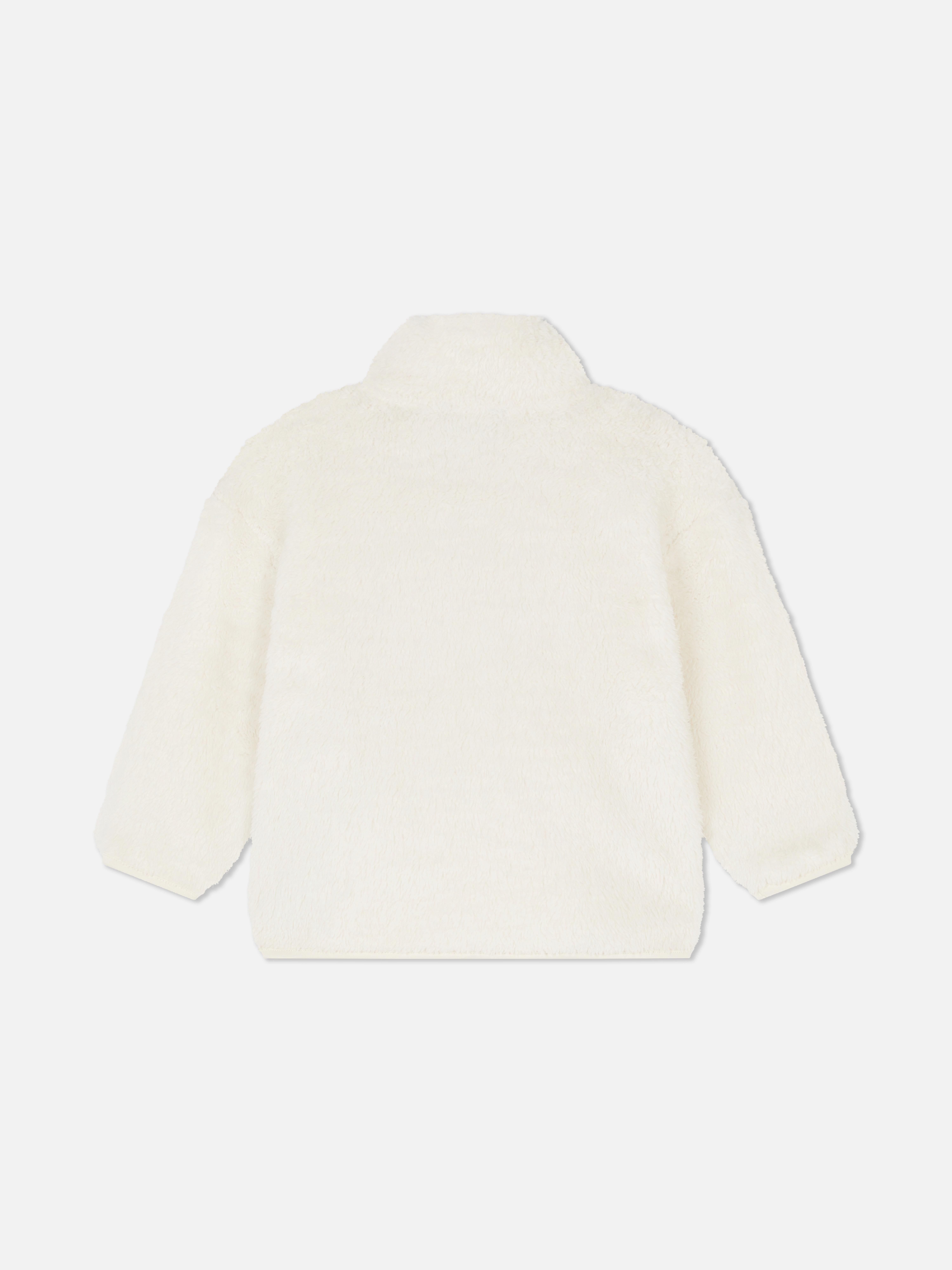 18 mois–8 ans | Sweat-shirt zippé en molleton à col cheminée