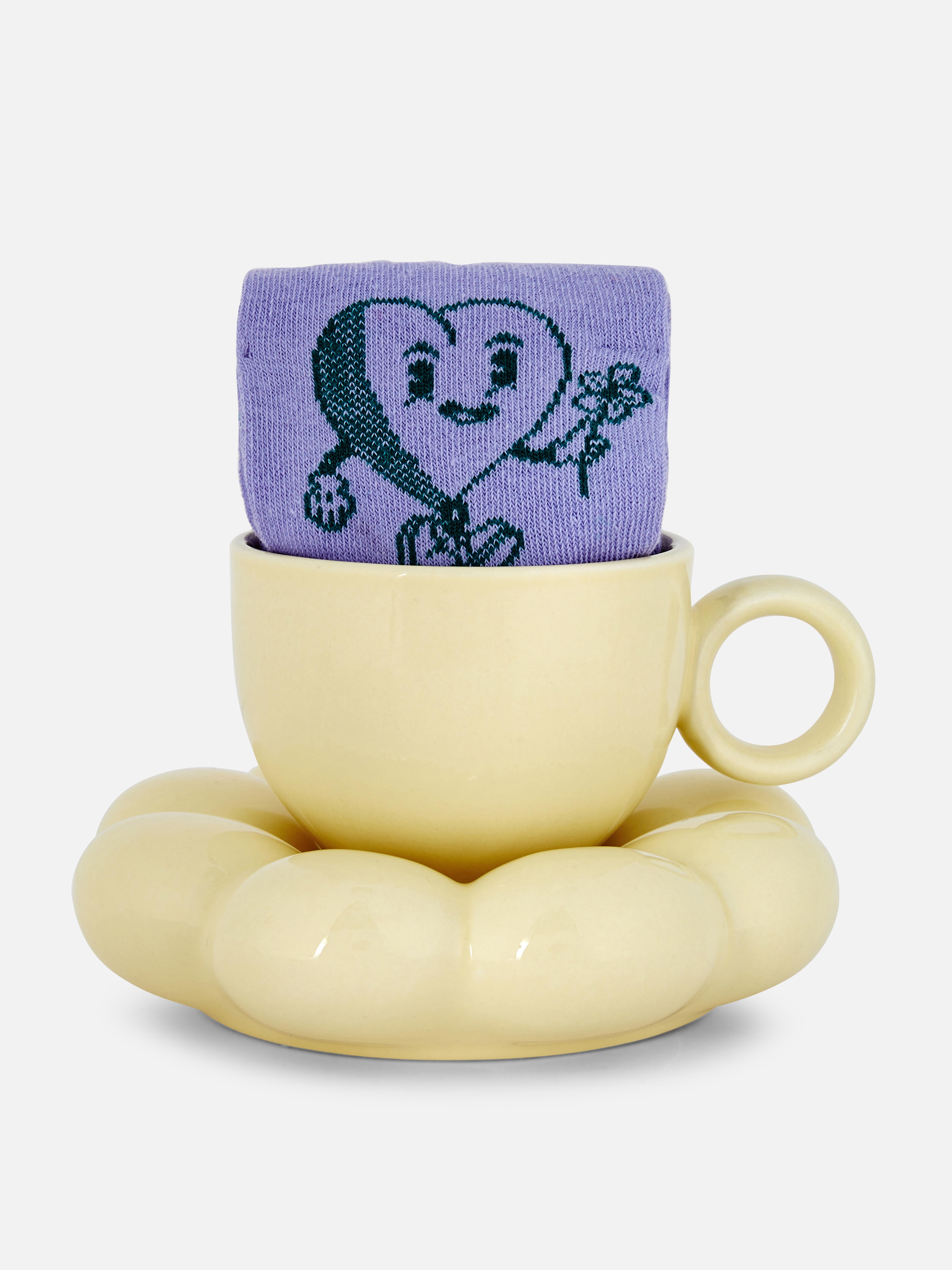 Cadeauset met kopje en schotel en hartje