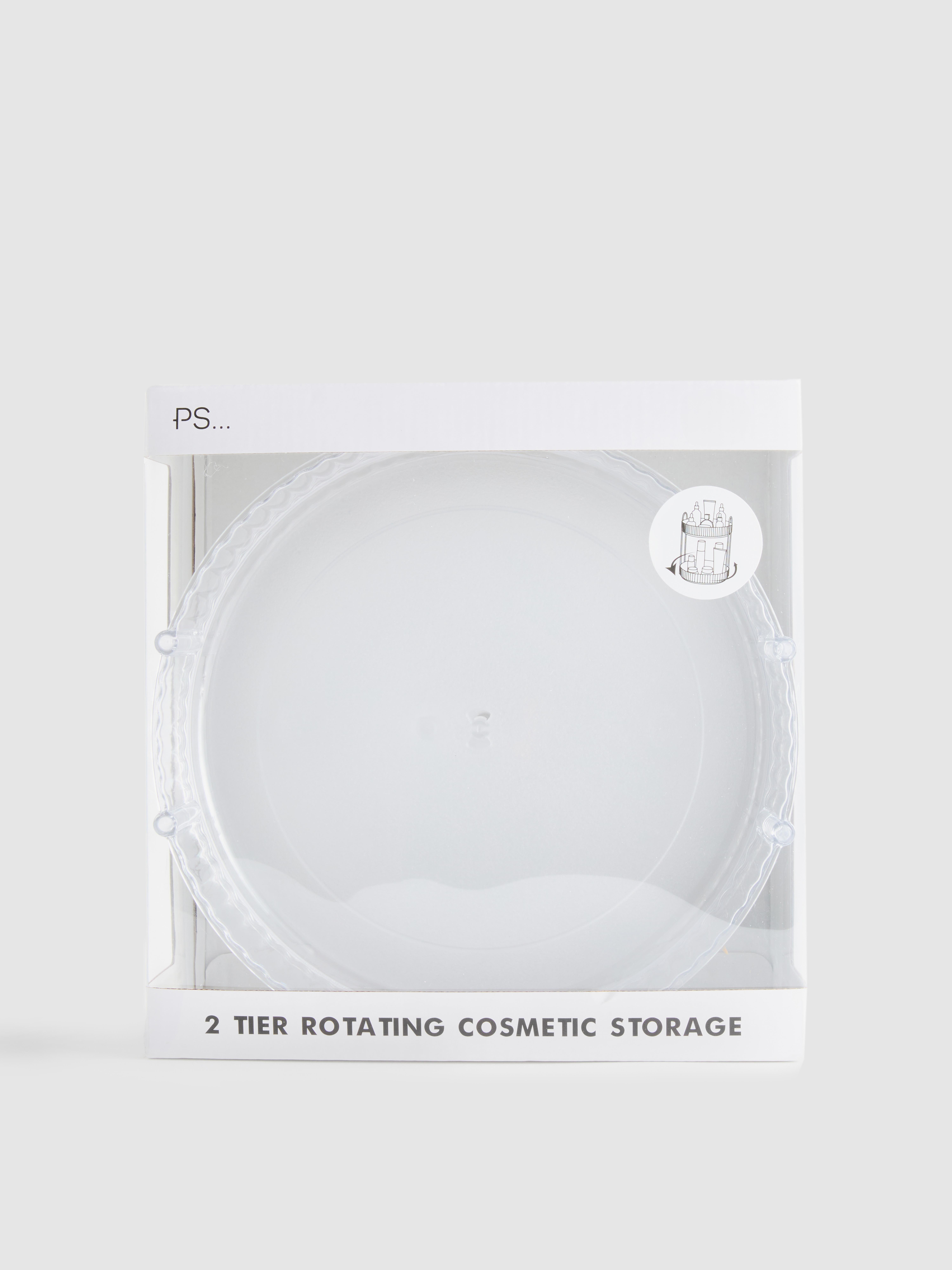 2 Tier Rotating Cosmetic Storage