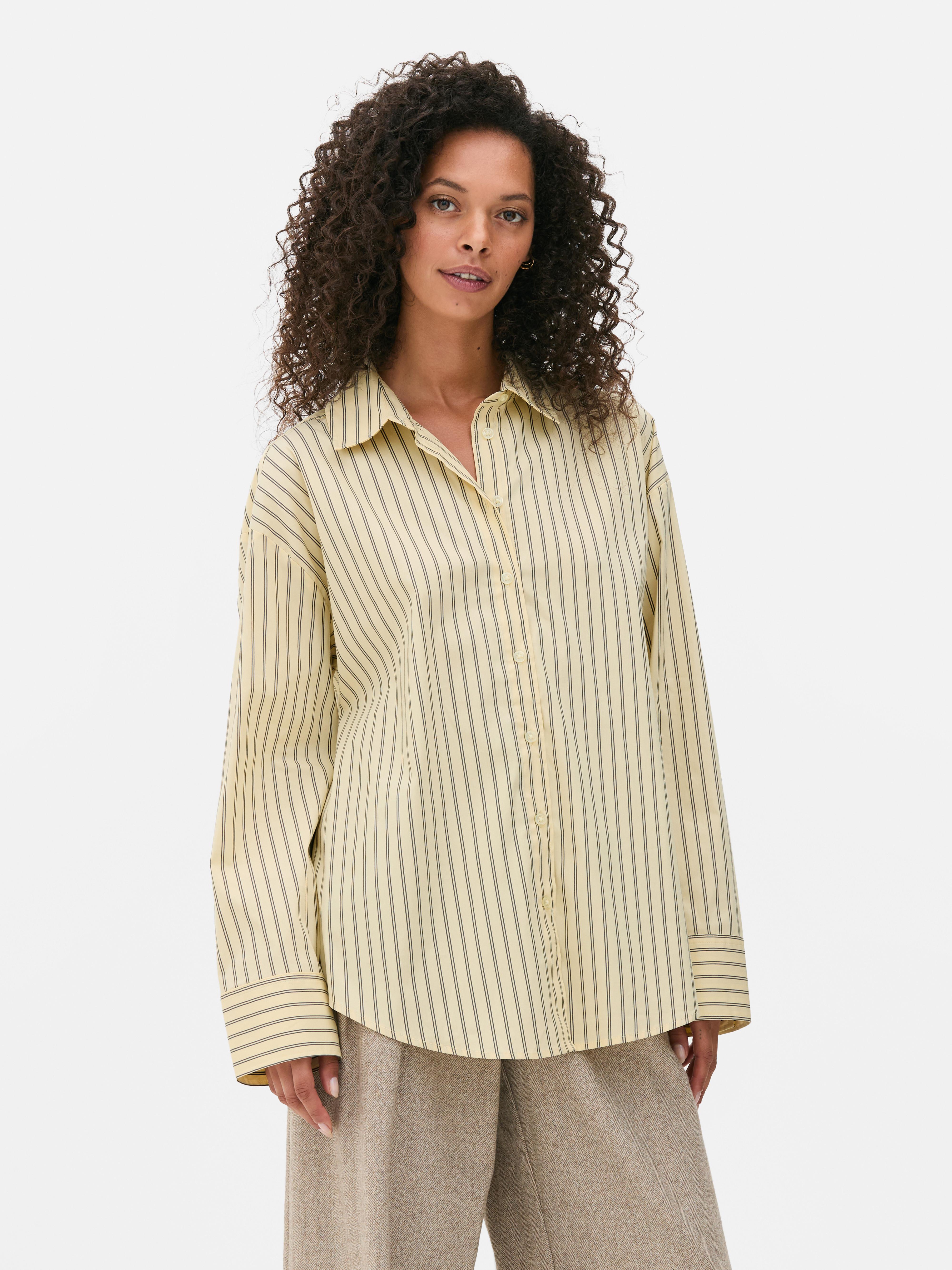 Camisa popelina riscas The Edit