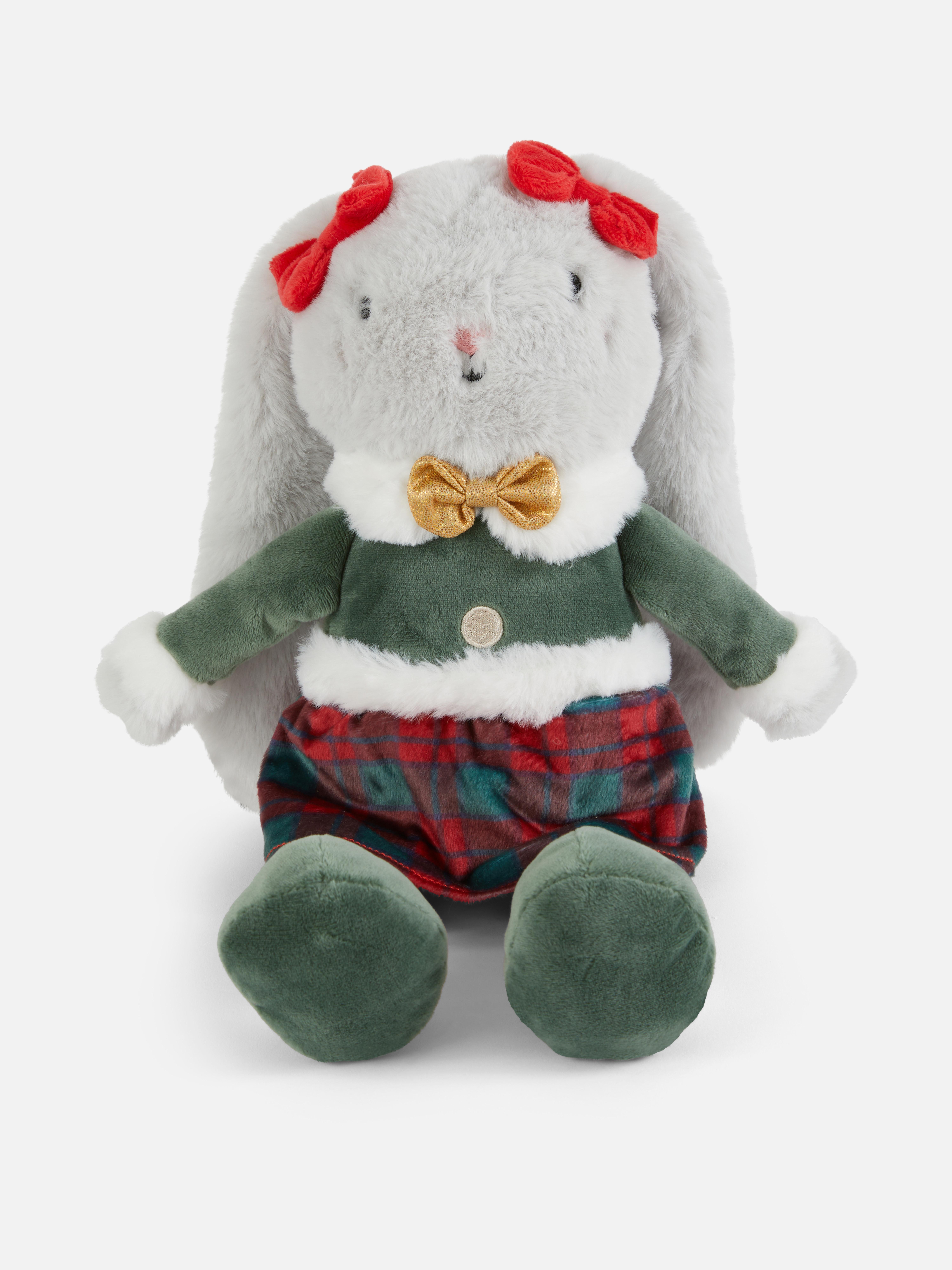 Plush Christmas Bunny