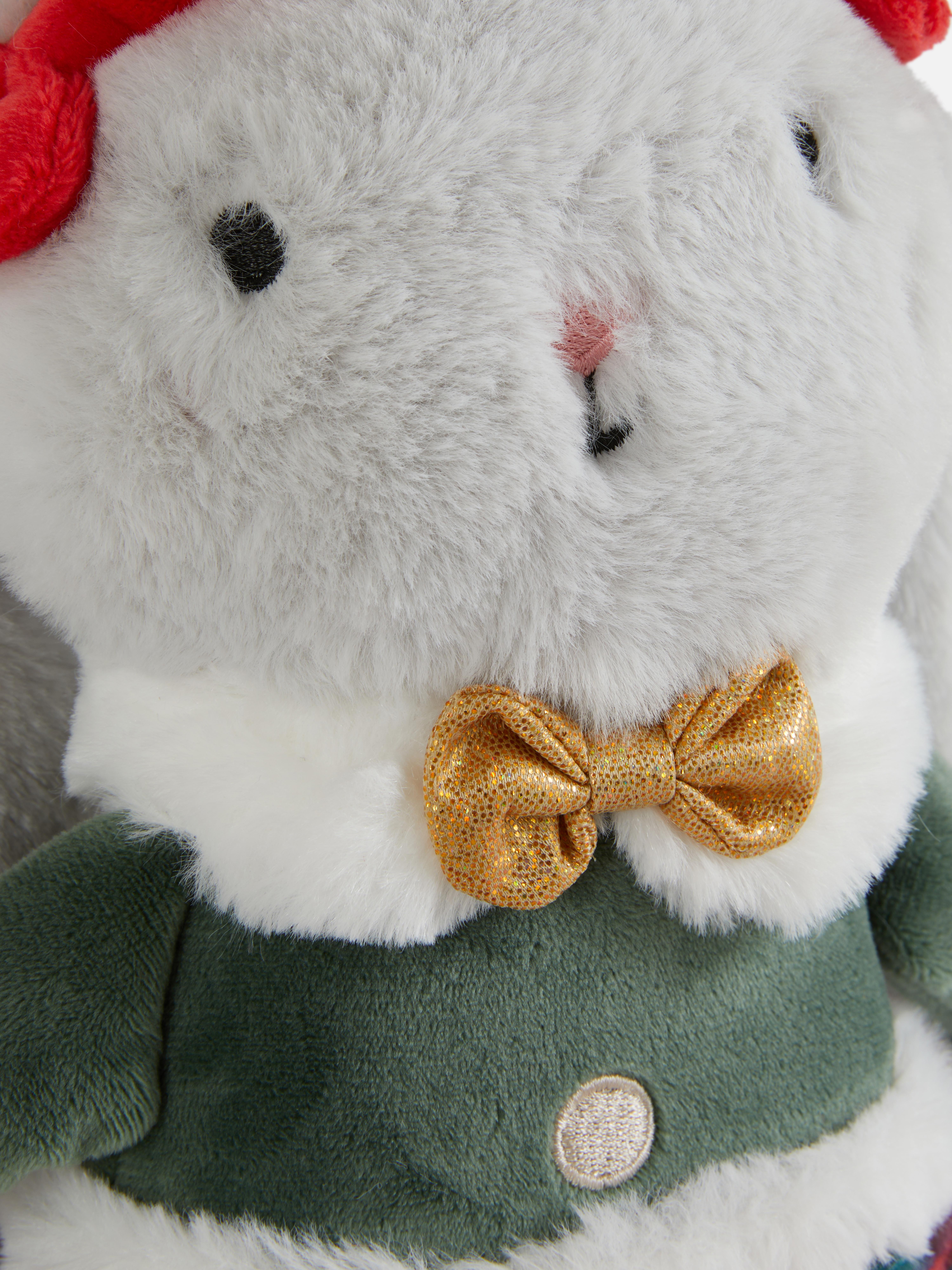 Knuffel kerstkonijn
