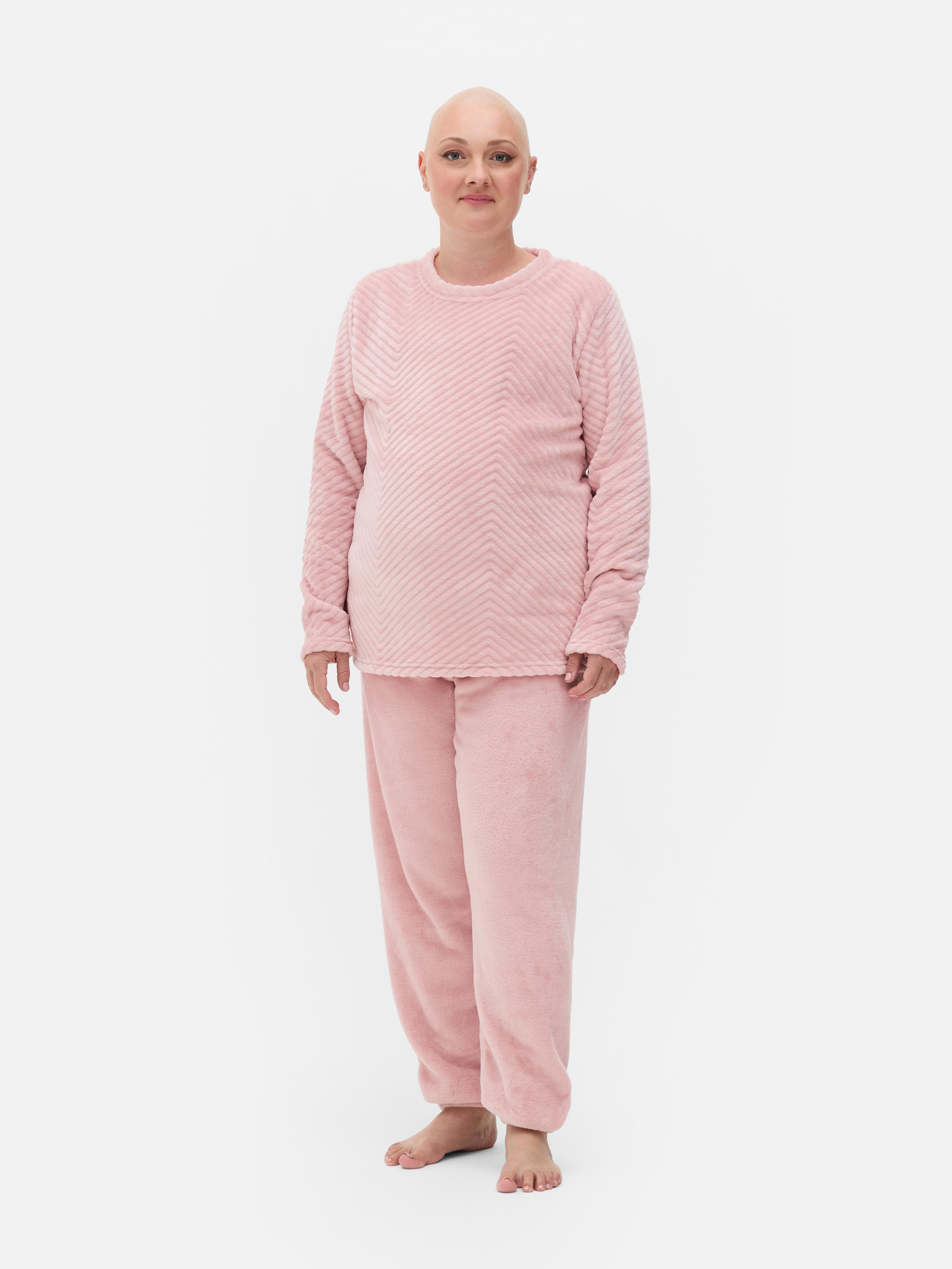 Breast Cancer Awareness Plush Pyjama Set