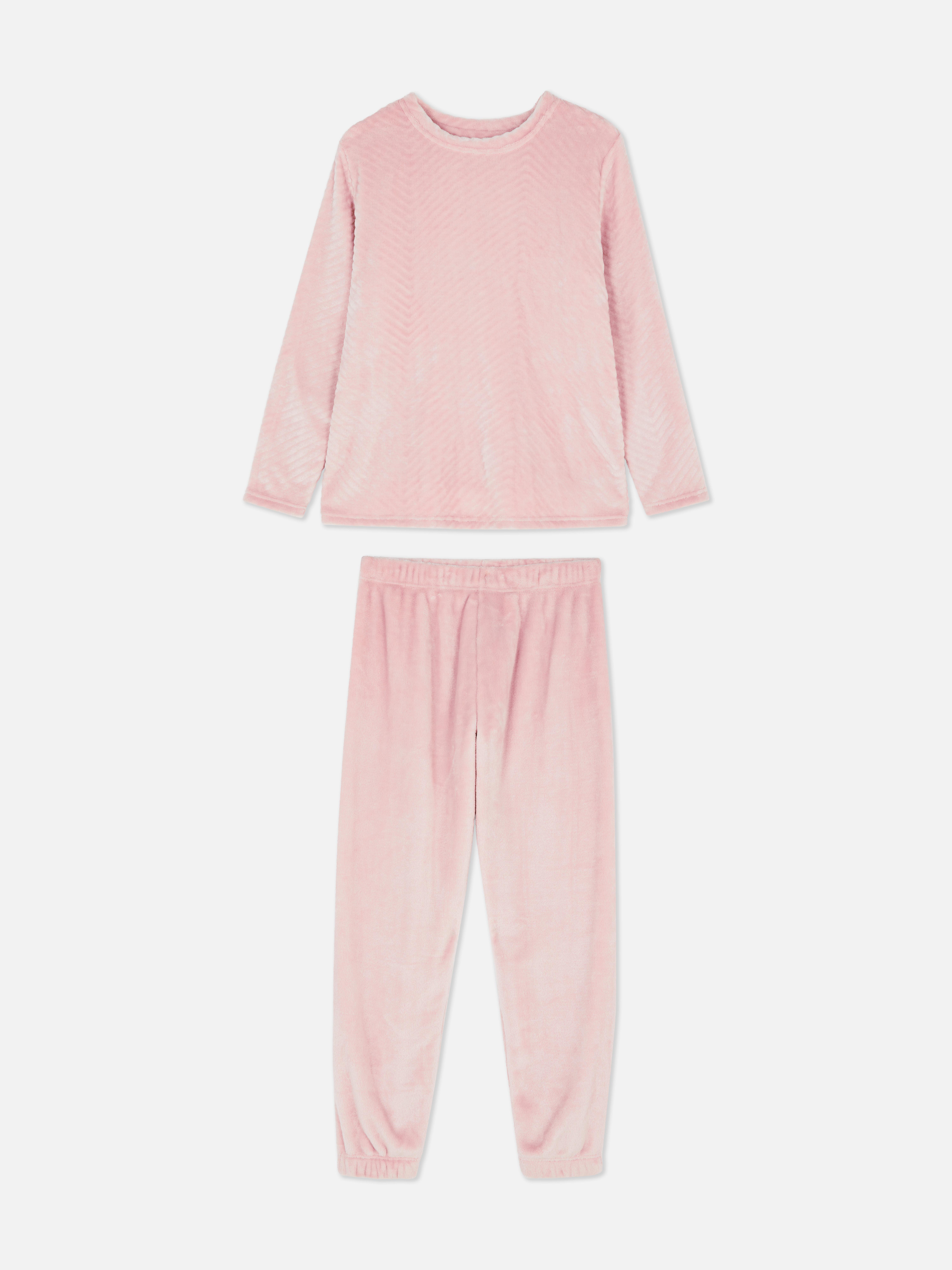 Breast Cancer Awareness Plush Pyjama Set