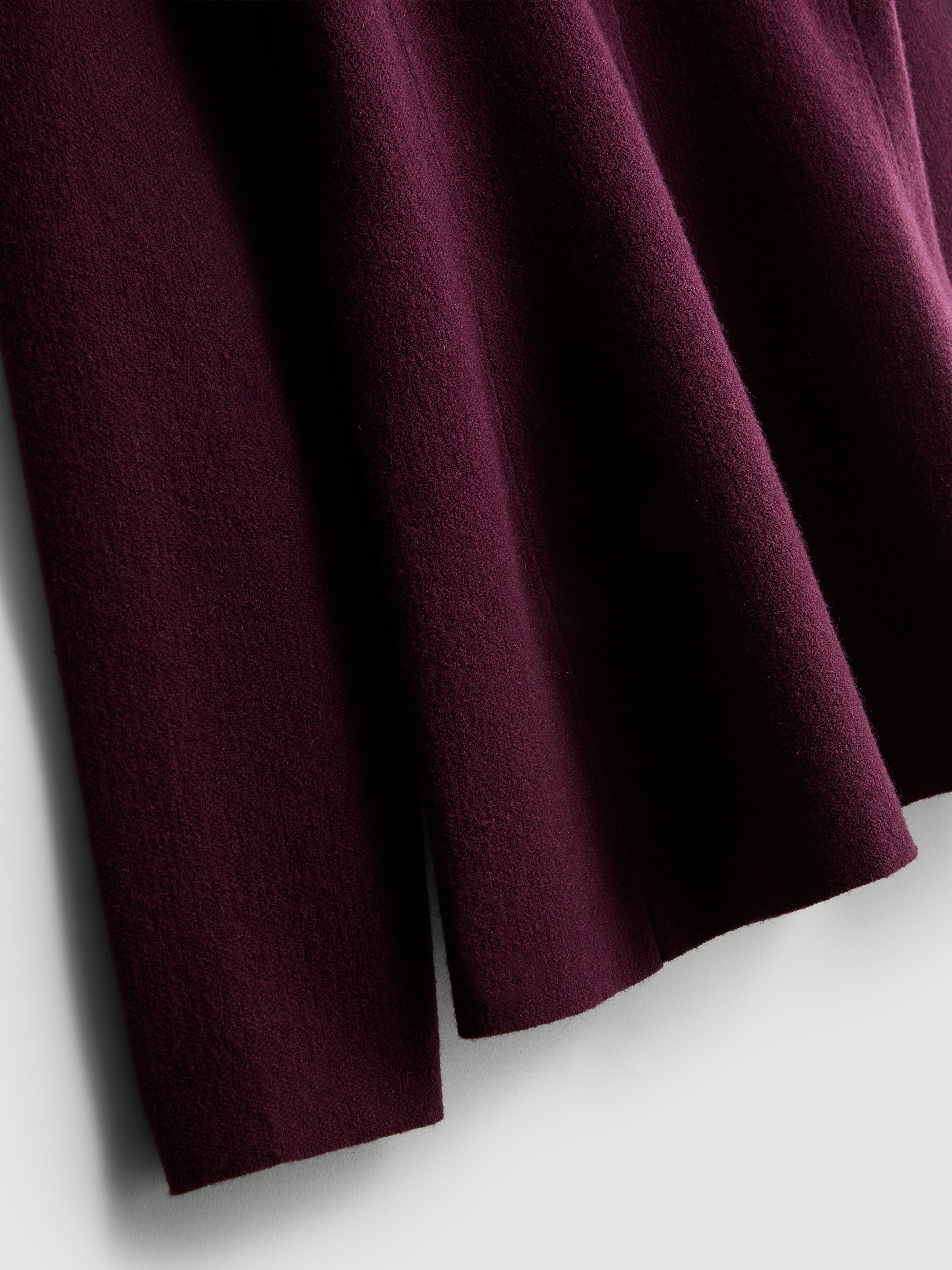 Women's Burgundy The Edit Peplum Cardigan