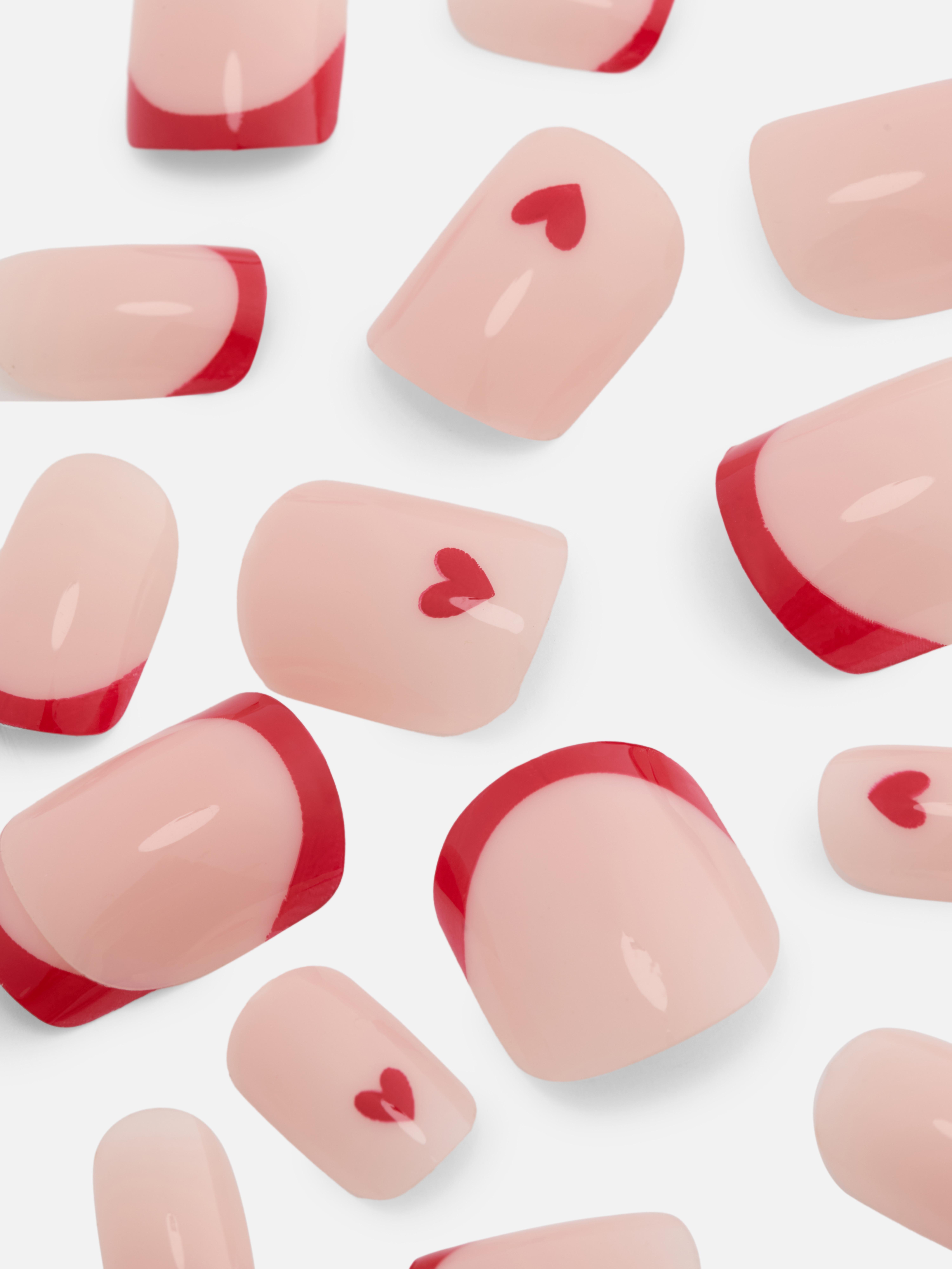 PS... French Tip Square Gloss False Nails