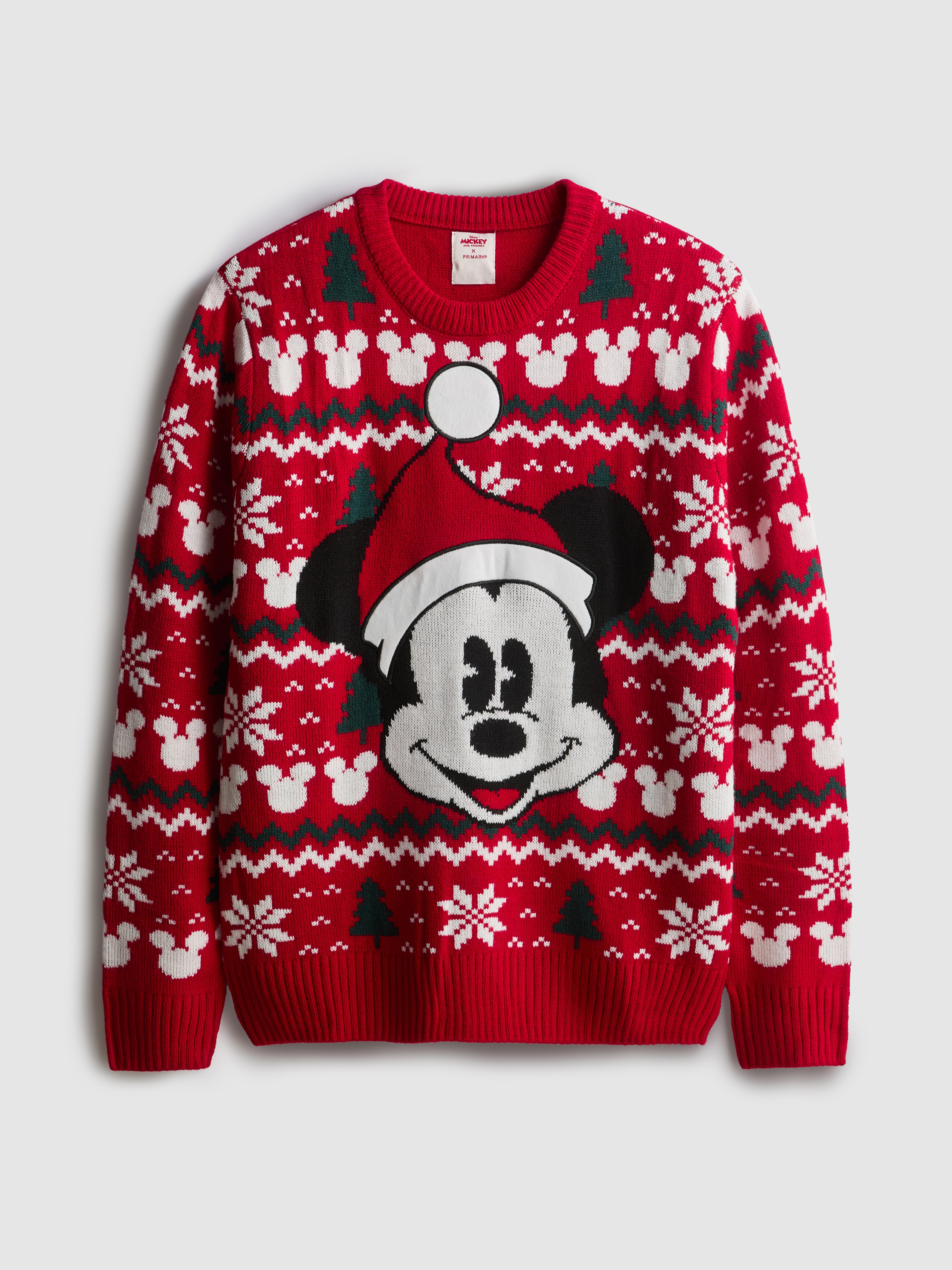 Men's Disney's Mickey Mouse Fair Isle Family Christmas Jumper