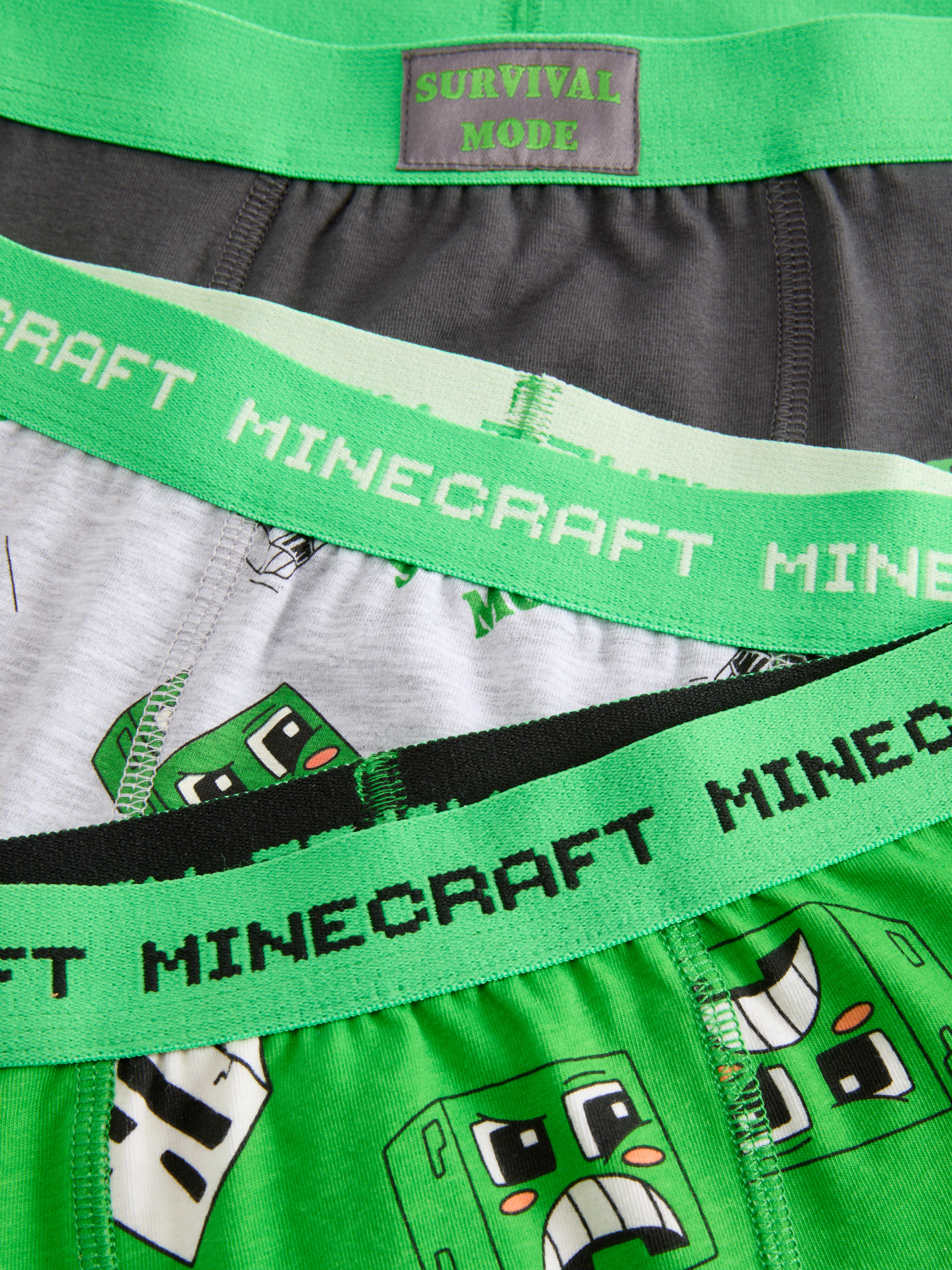 3-15yrs | 3pk Minecraft Trunks