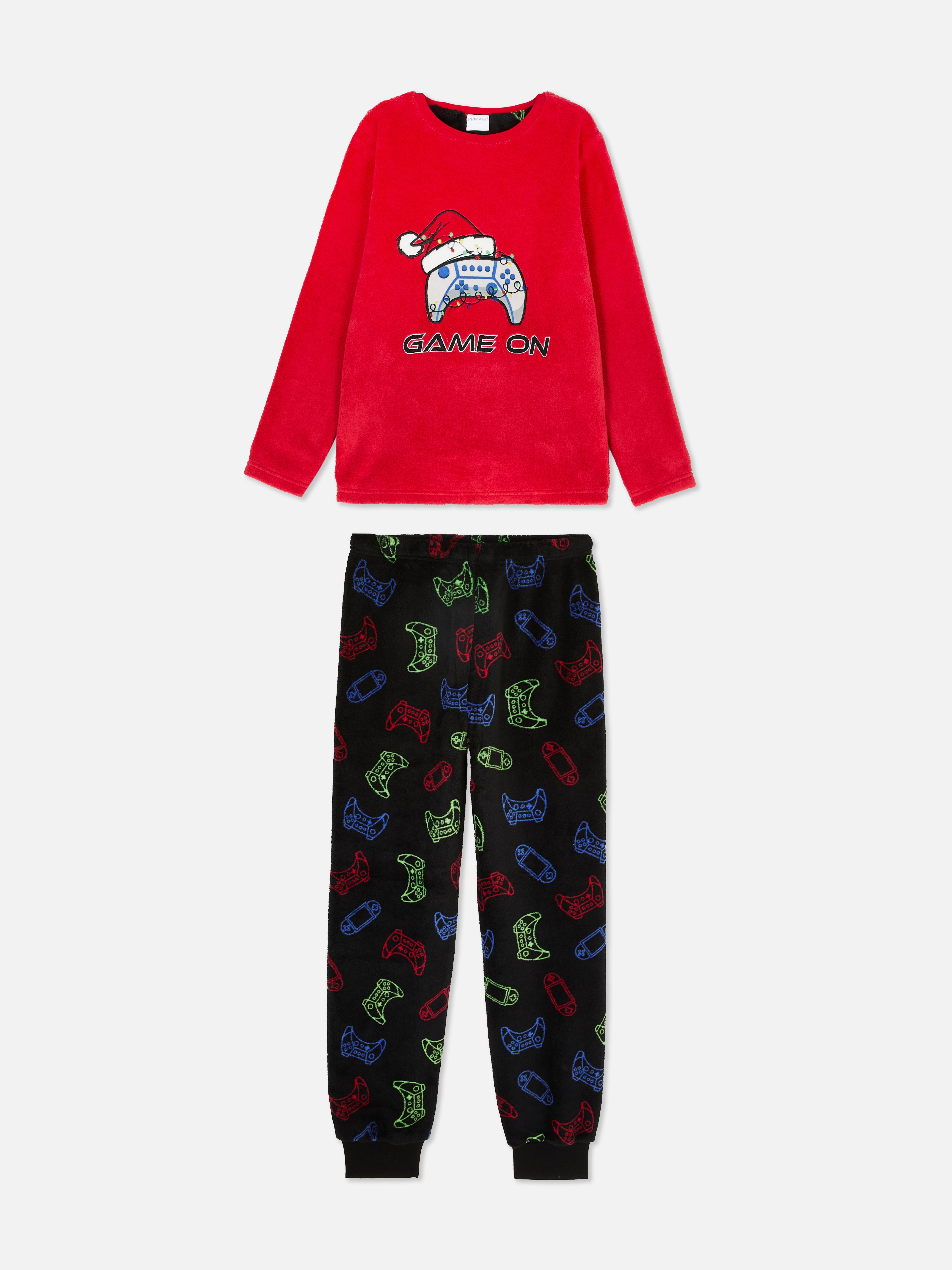 7-15yrs | Gaming Graphic Fleece Pyjamas