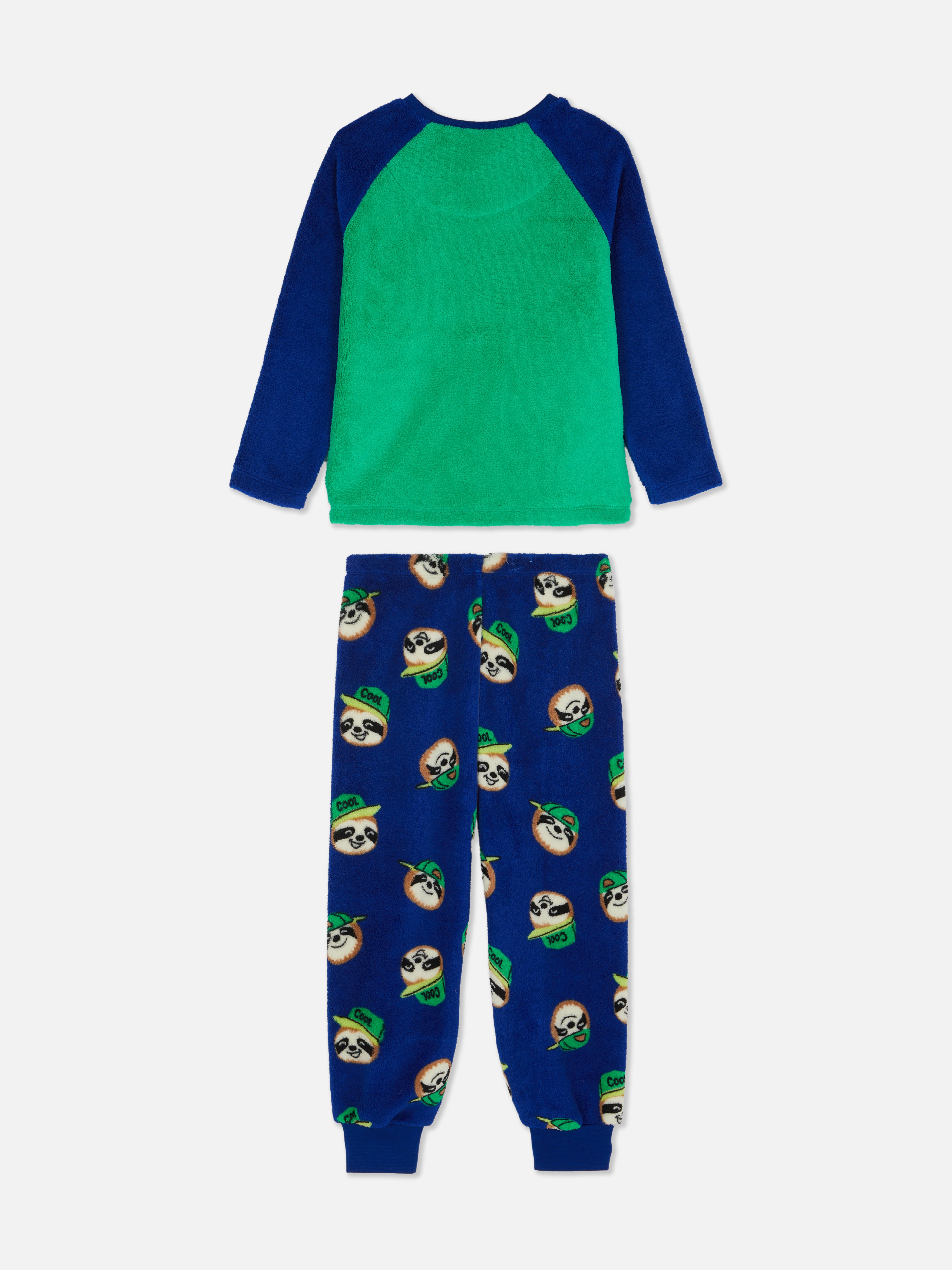 1.5-8yrs | Sloth Graphic Fleece Pyjamas