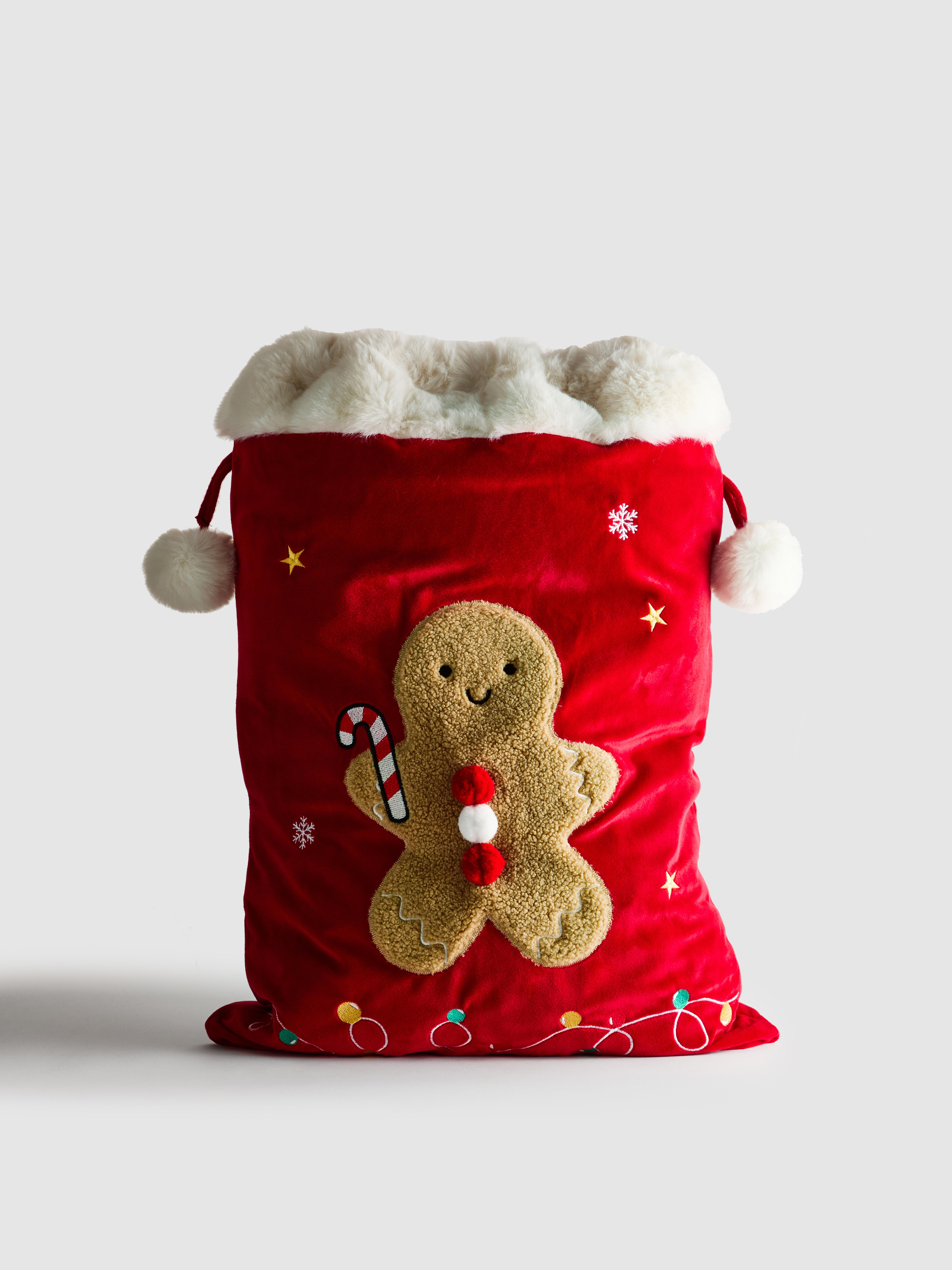 Gingerbread Man Sack Christmas Decoration