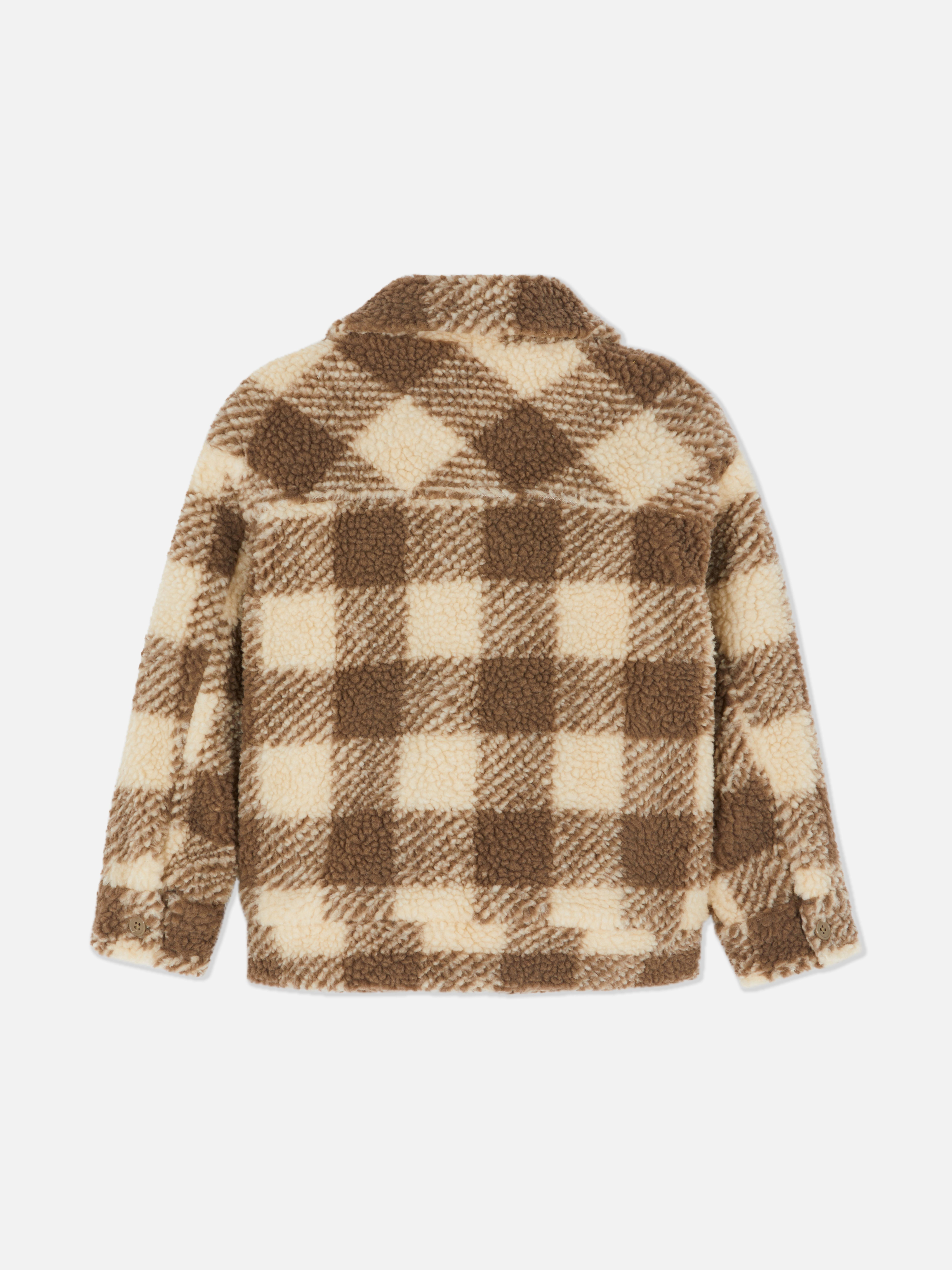 1.5-8yrs | The Edit Borg Zip-Up Shacket