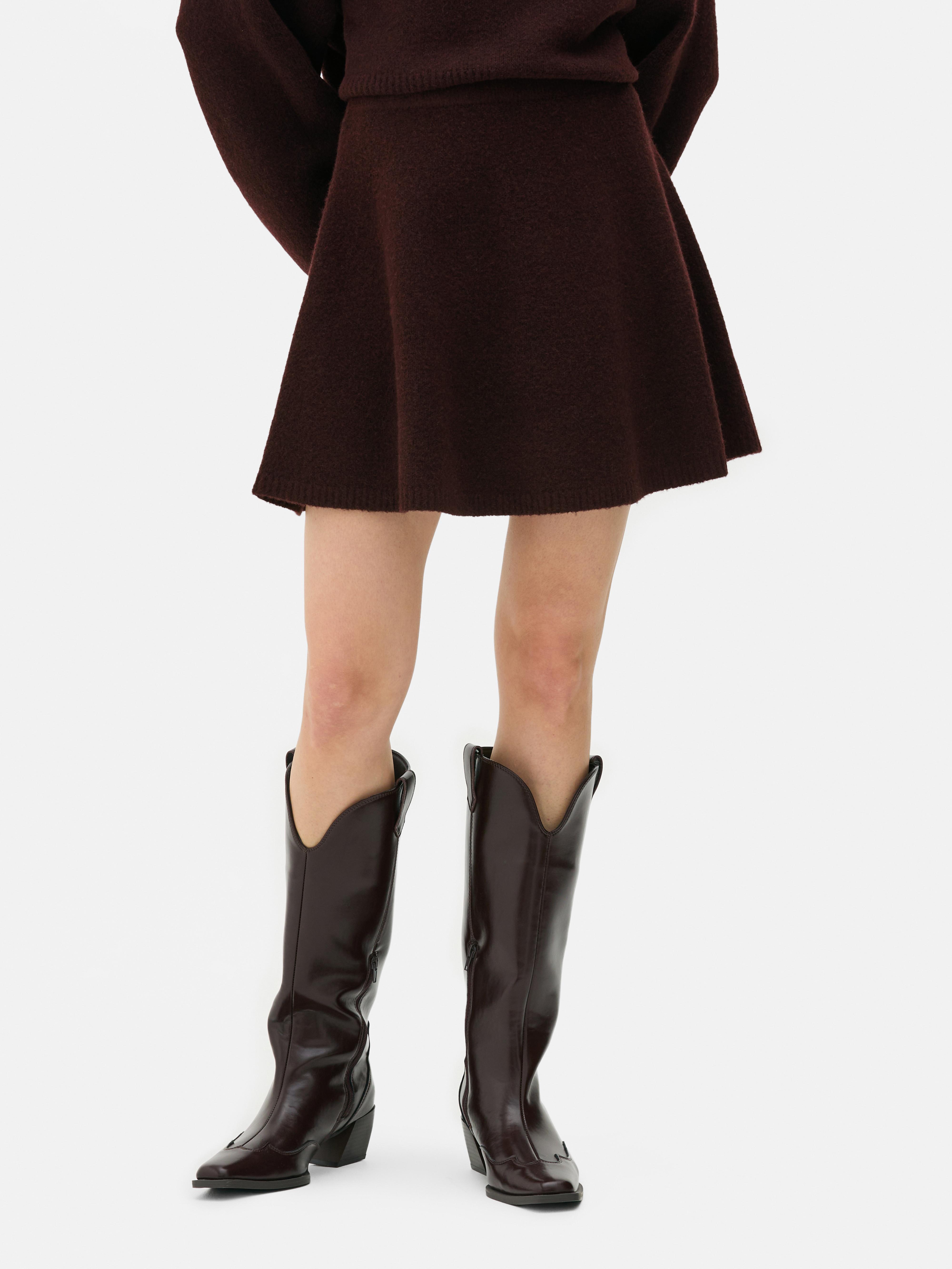 Knit Skater Skirt