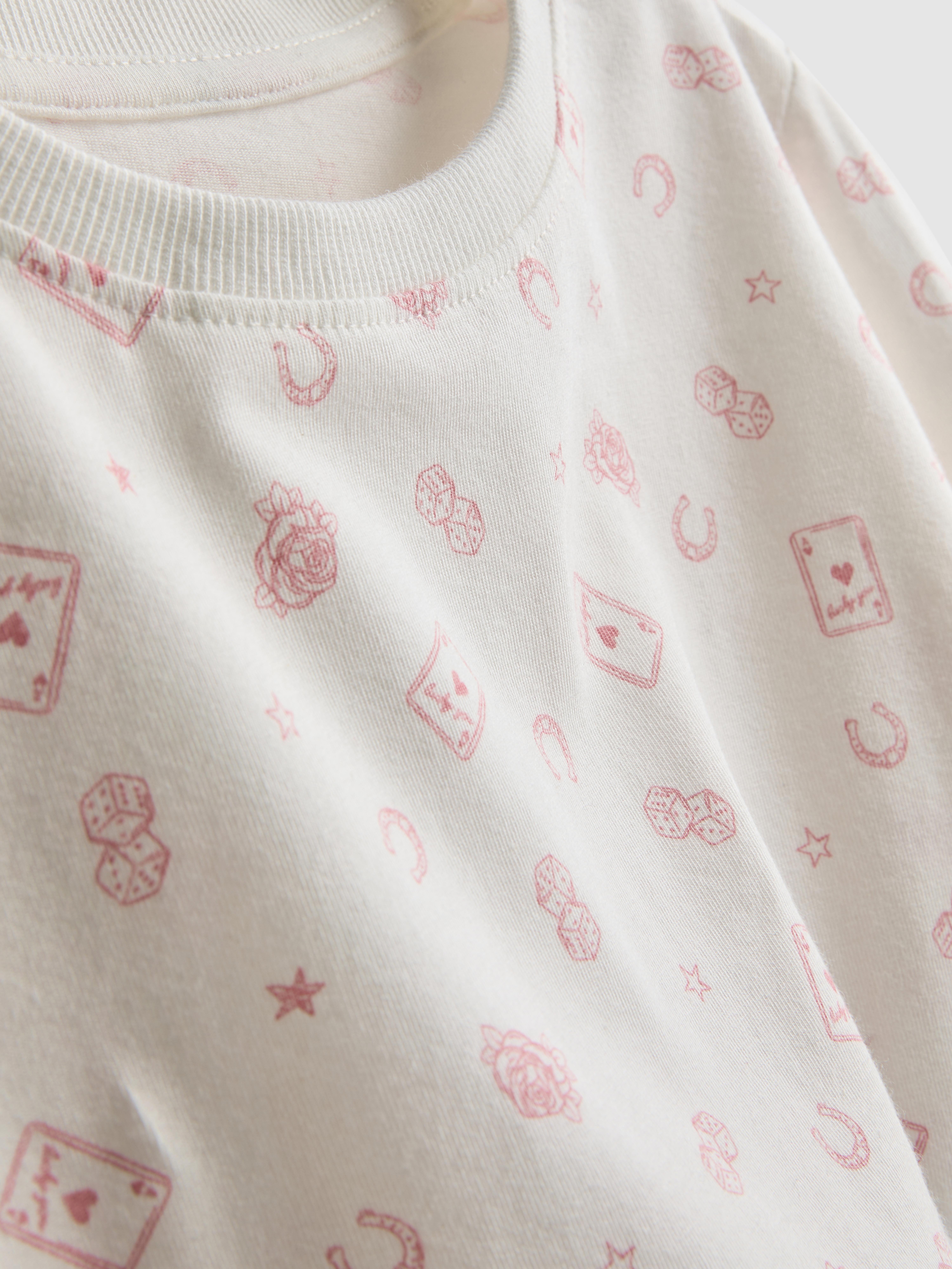 Cotton Teddy Print Pyjama Set
