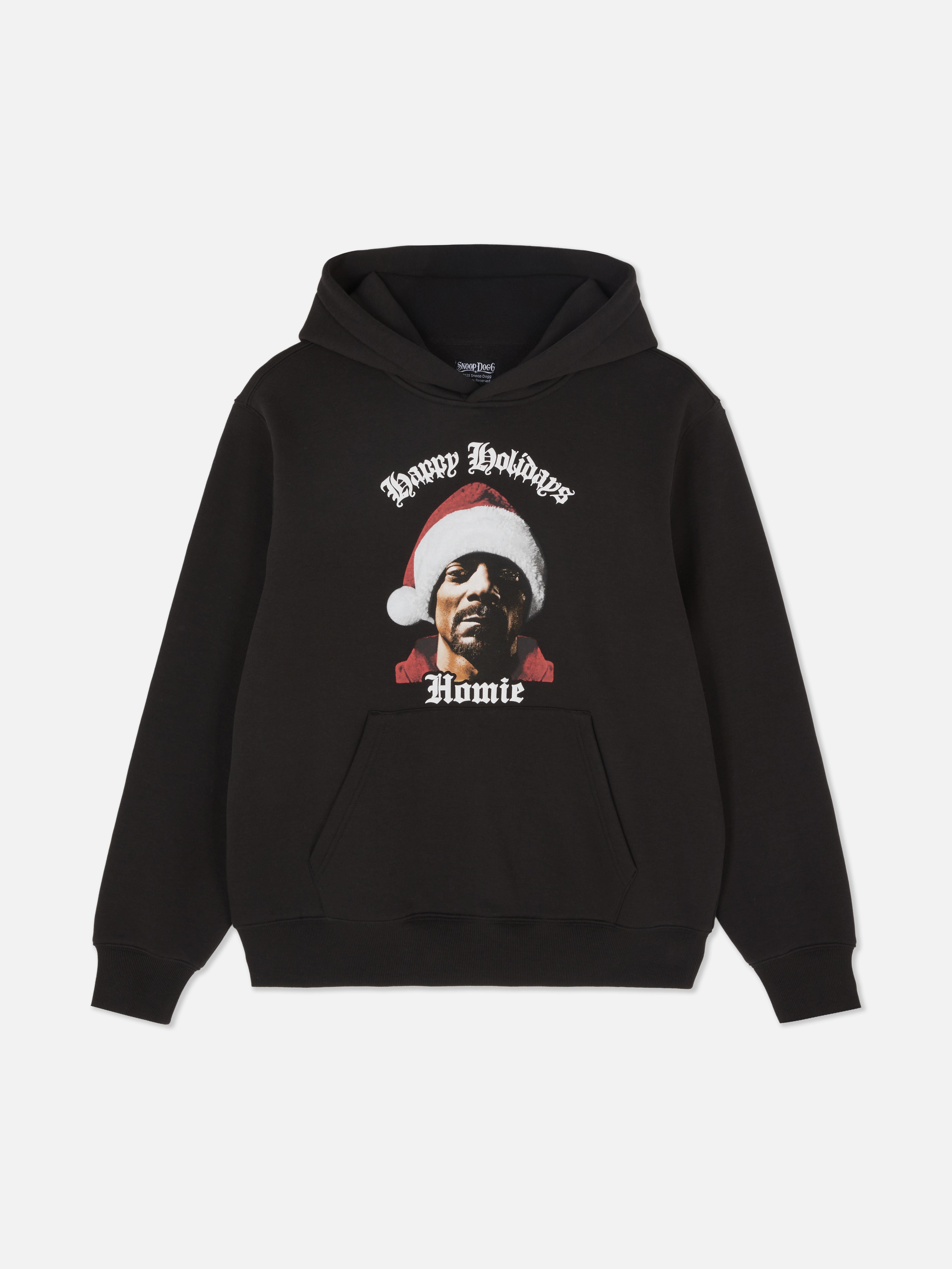 Świąteczna bluza z kapturem z motywem Snoop Dogga