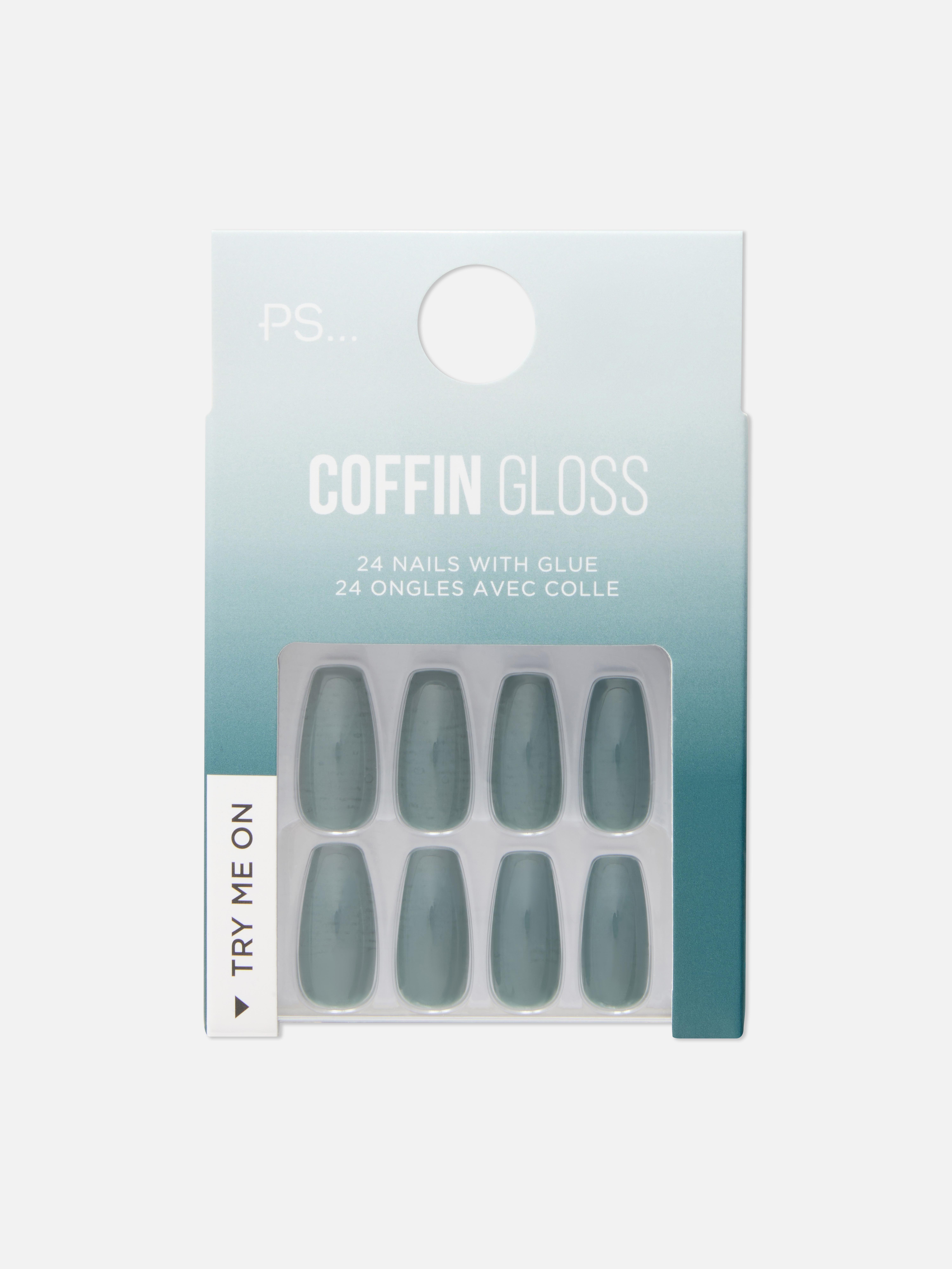 PS... Coffin Gloss False Nails