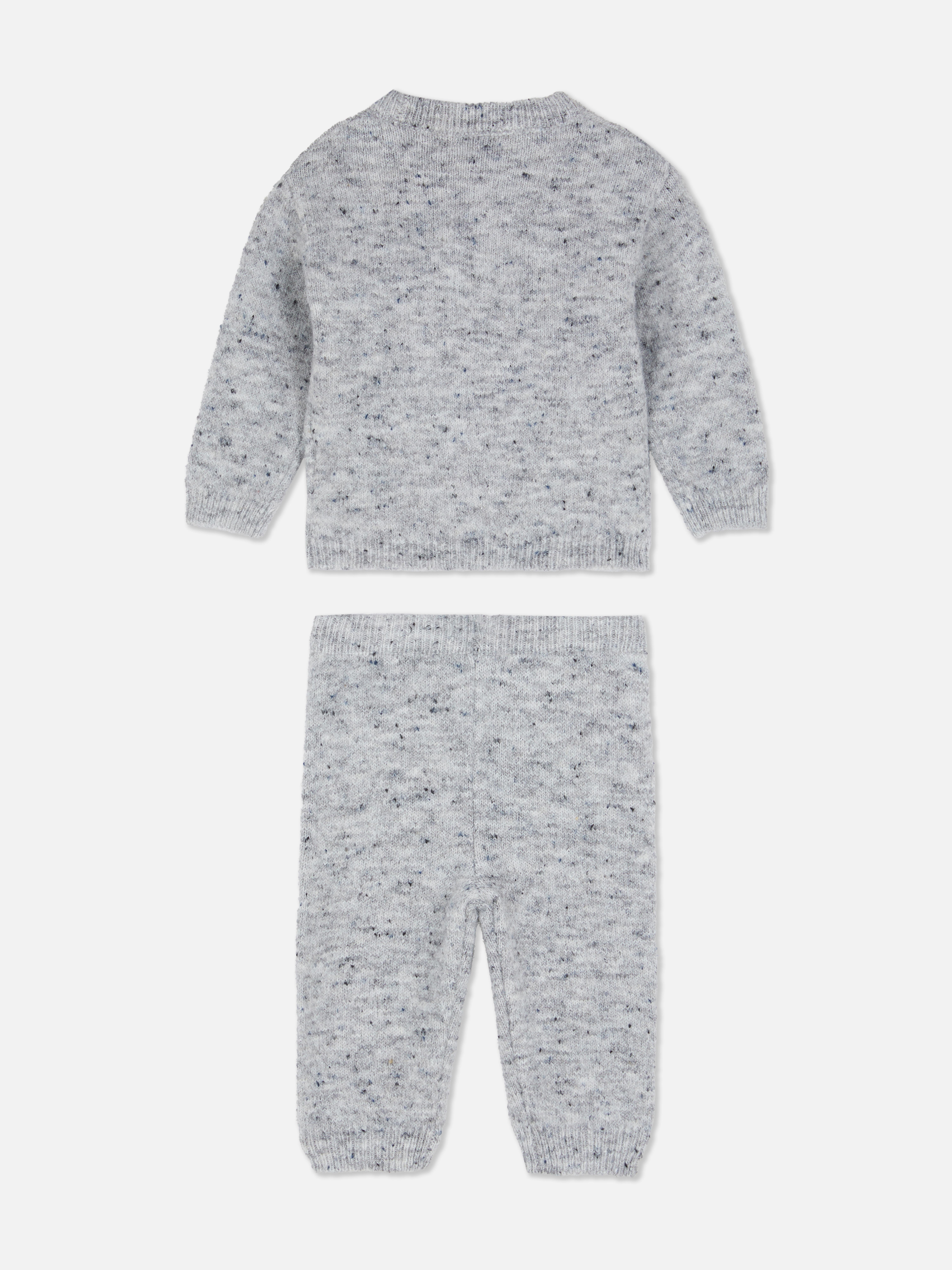 0-36mths | Bear Jumper and Knit Leggings Set