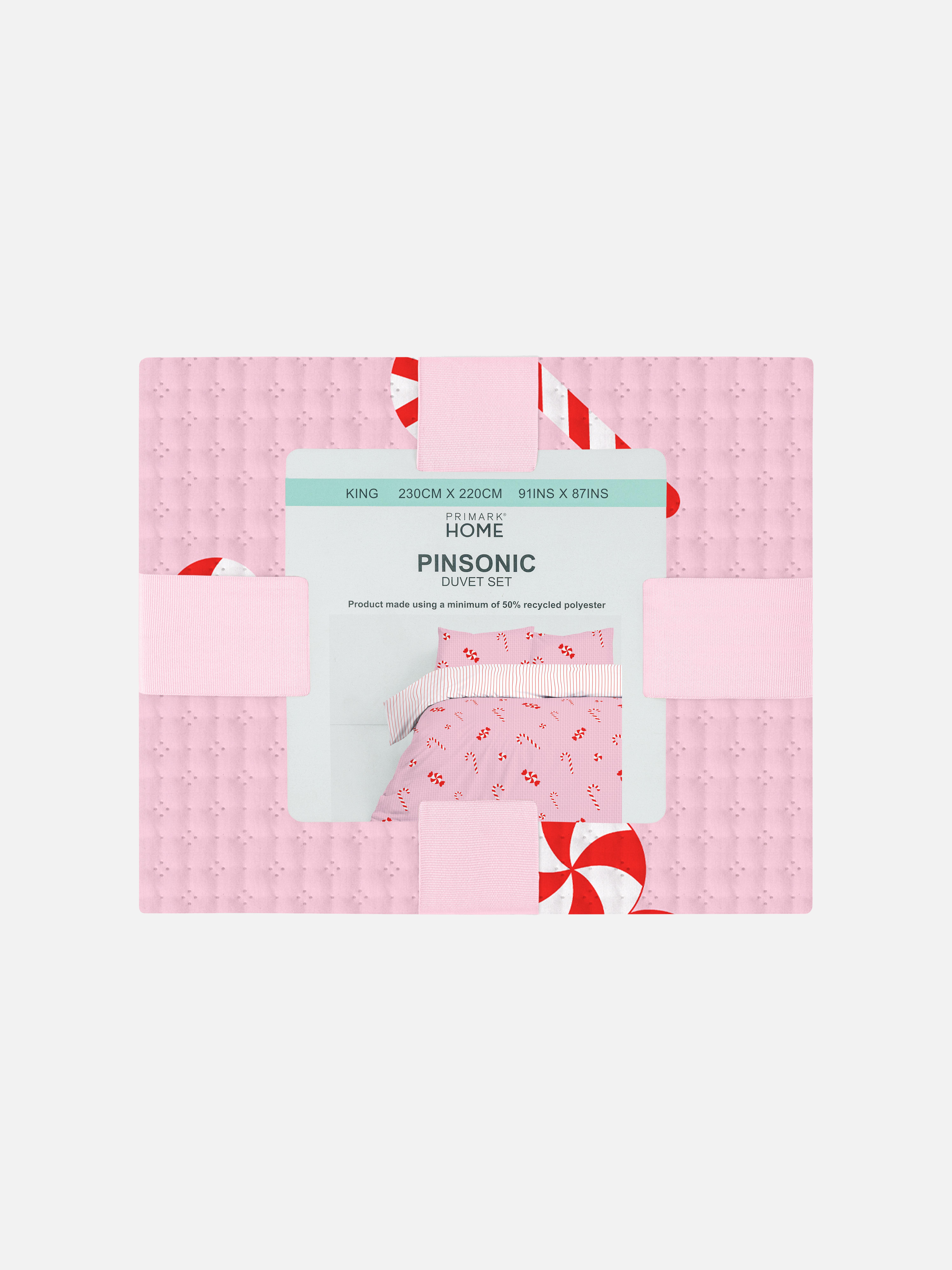 Set de funda nórdica king size reversible