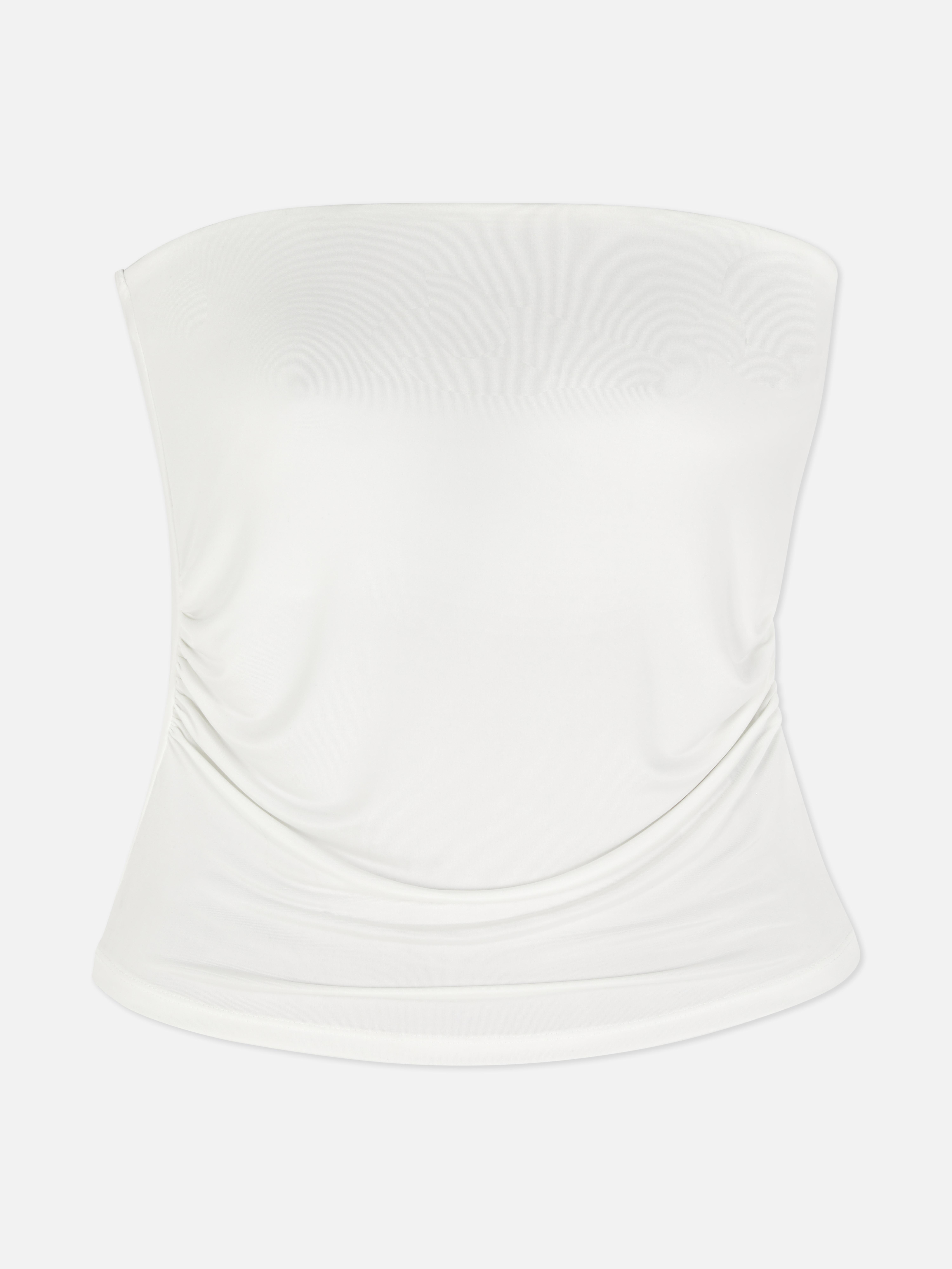 Gerafftes Bandeau-Top