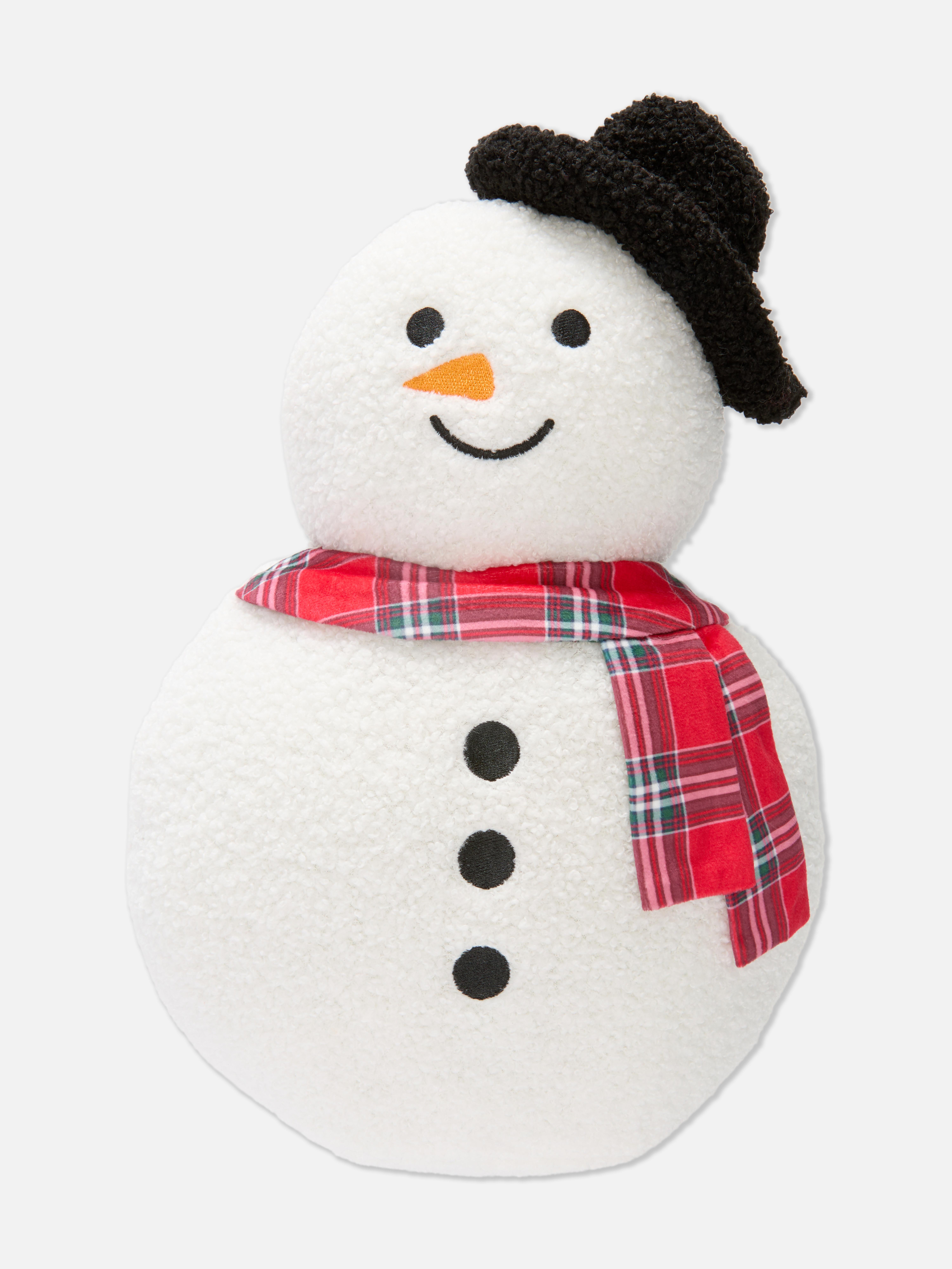Coussin en forme de bonhomme de neige